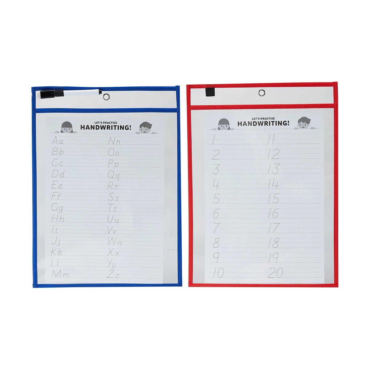 1 Write and Erase Learning Pockets, 1 of 6