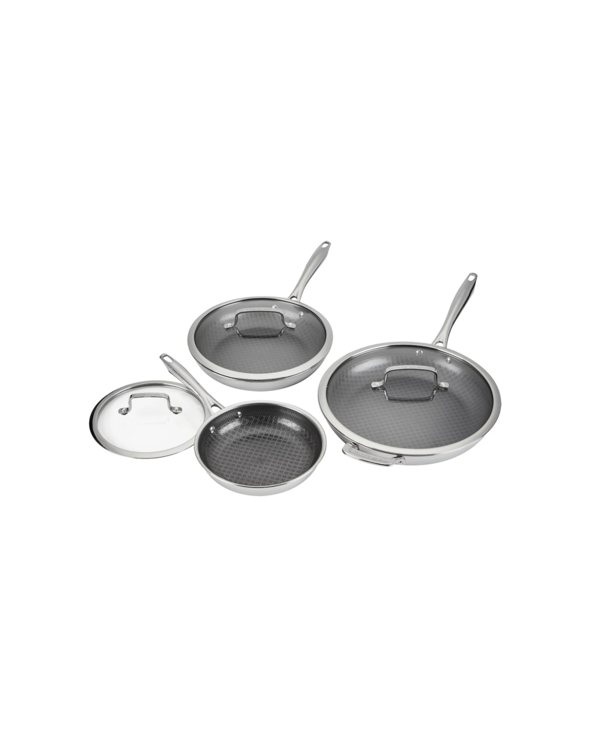 1 Cuisinart 6pc FusionElite Nonstick Triple-Ply Stainless Steel Frying Pan - Black, 1 of 1