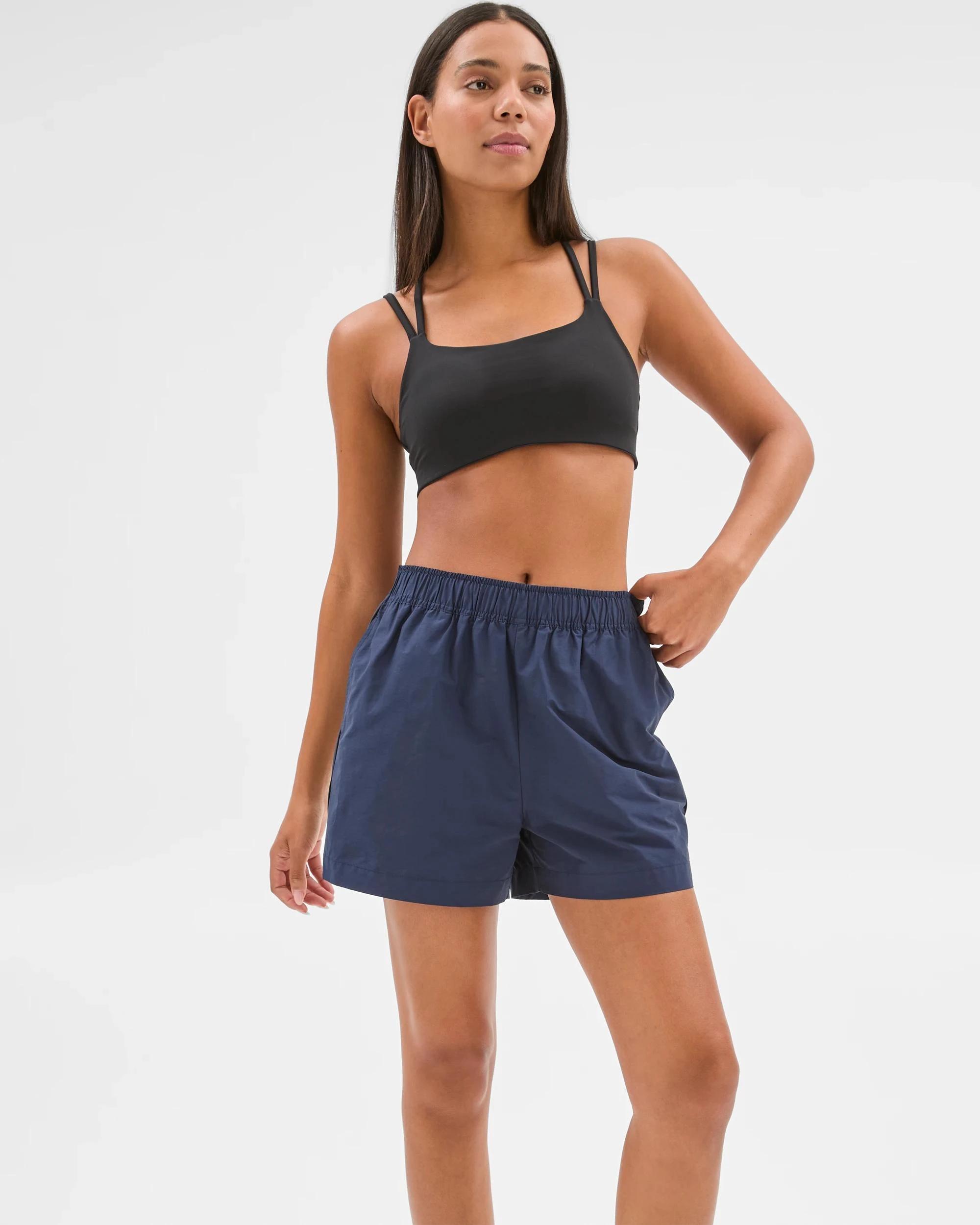 5 Target Active Australian Cotton Blend Woven Shorts NAVY/PIPING, 5 of 7