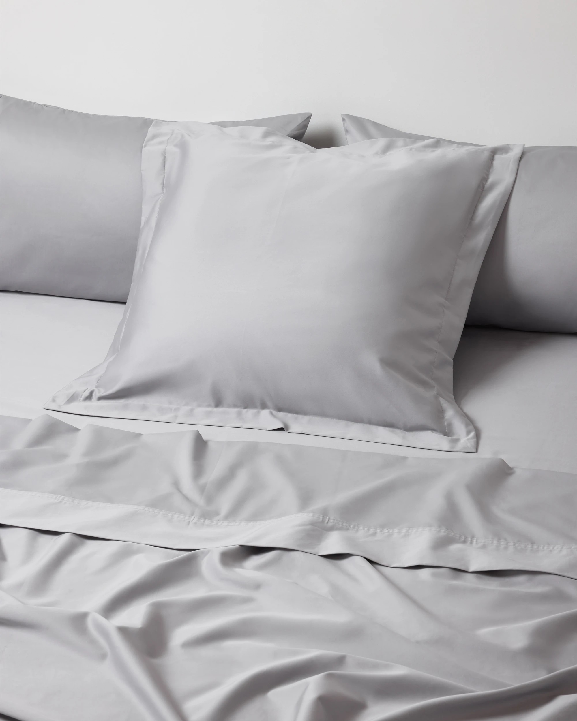 3 500 Thread Count Cotton Sheet Set - Double Bed, Silver, 3 of 10