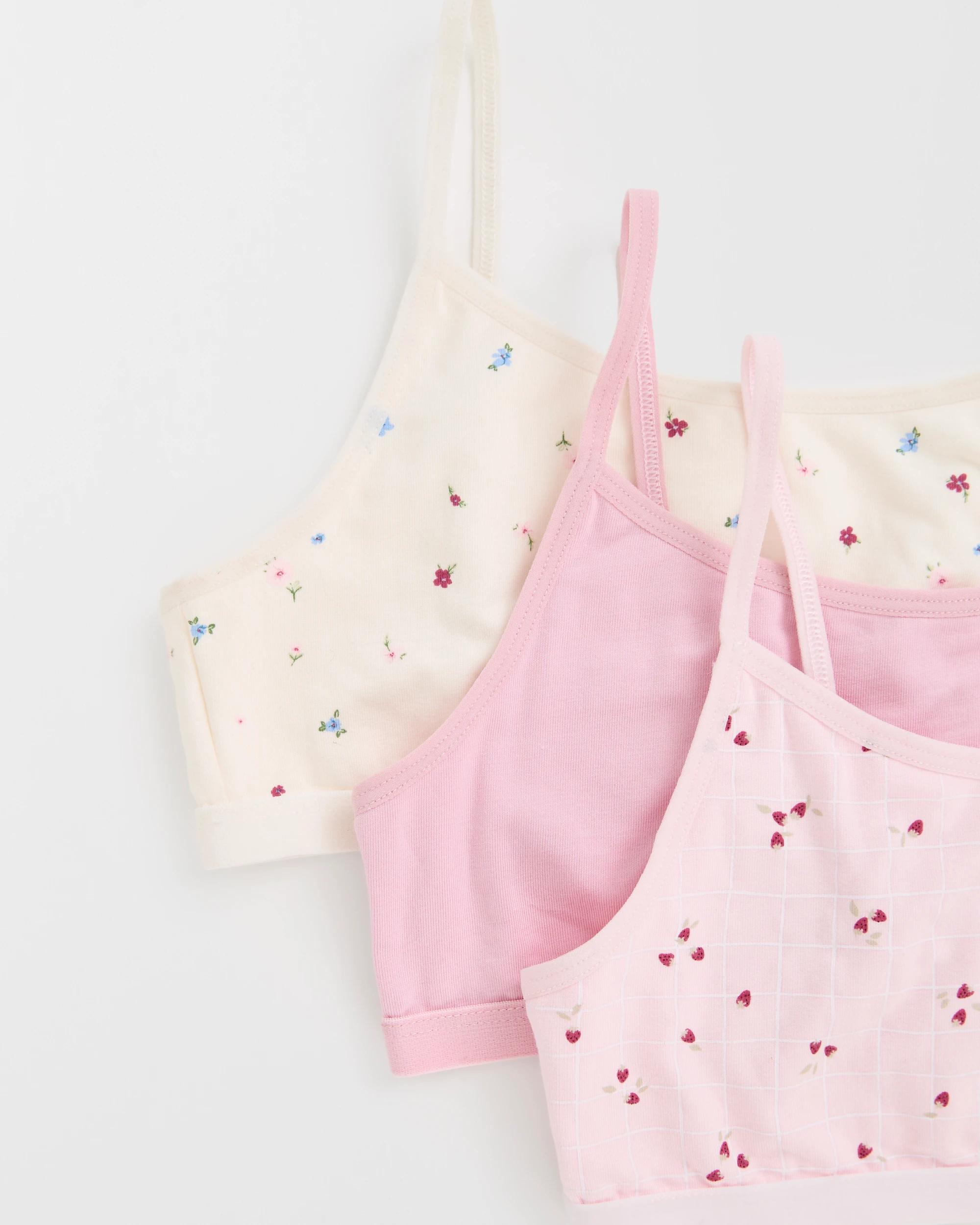 2 Maxx Bamboo Rich 3 Pack Older Girls Crop Top STRAWBERRY, 2 of 2