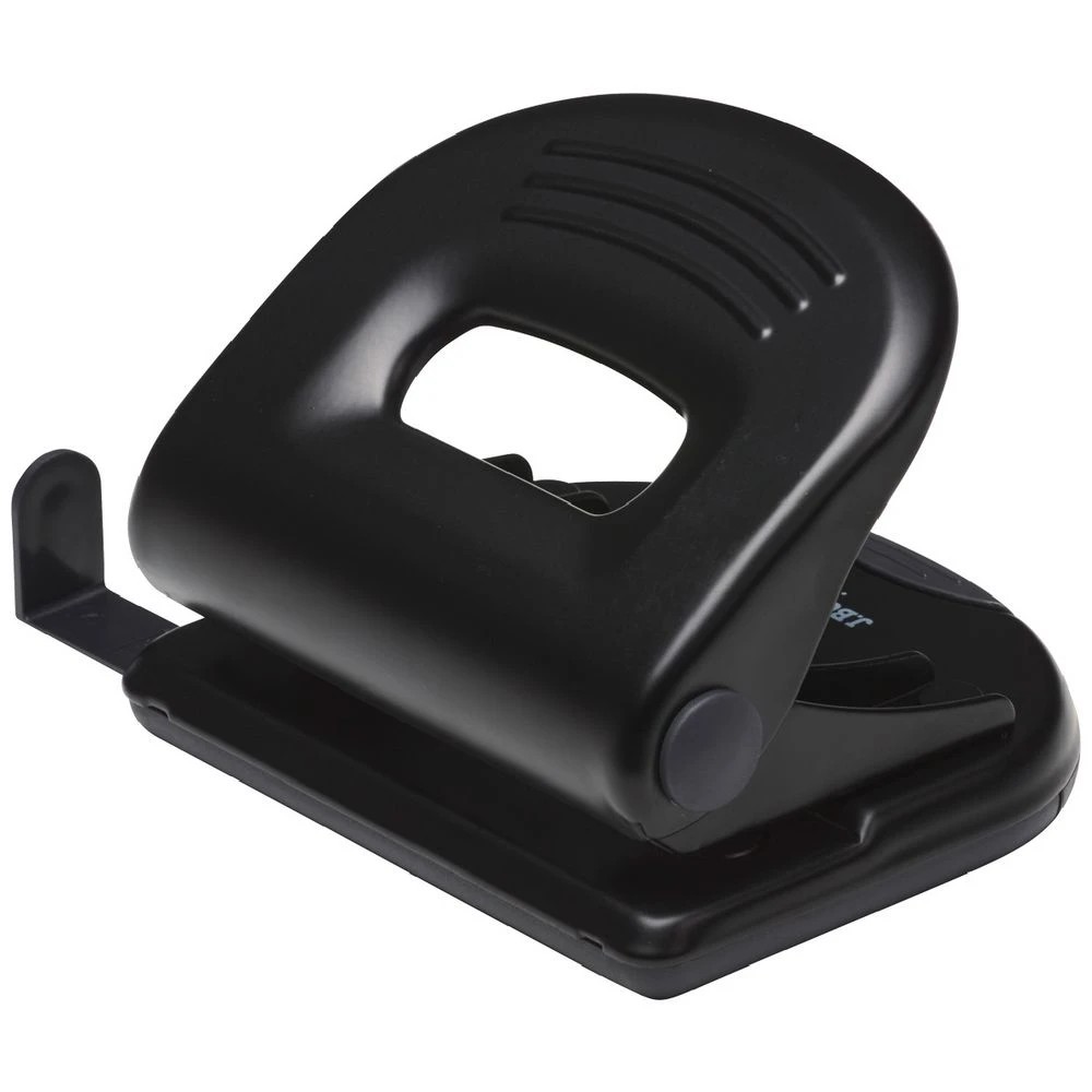 1 J.Burrows Metal Medium 2 Hole Punch Black, 1 of 3