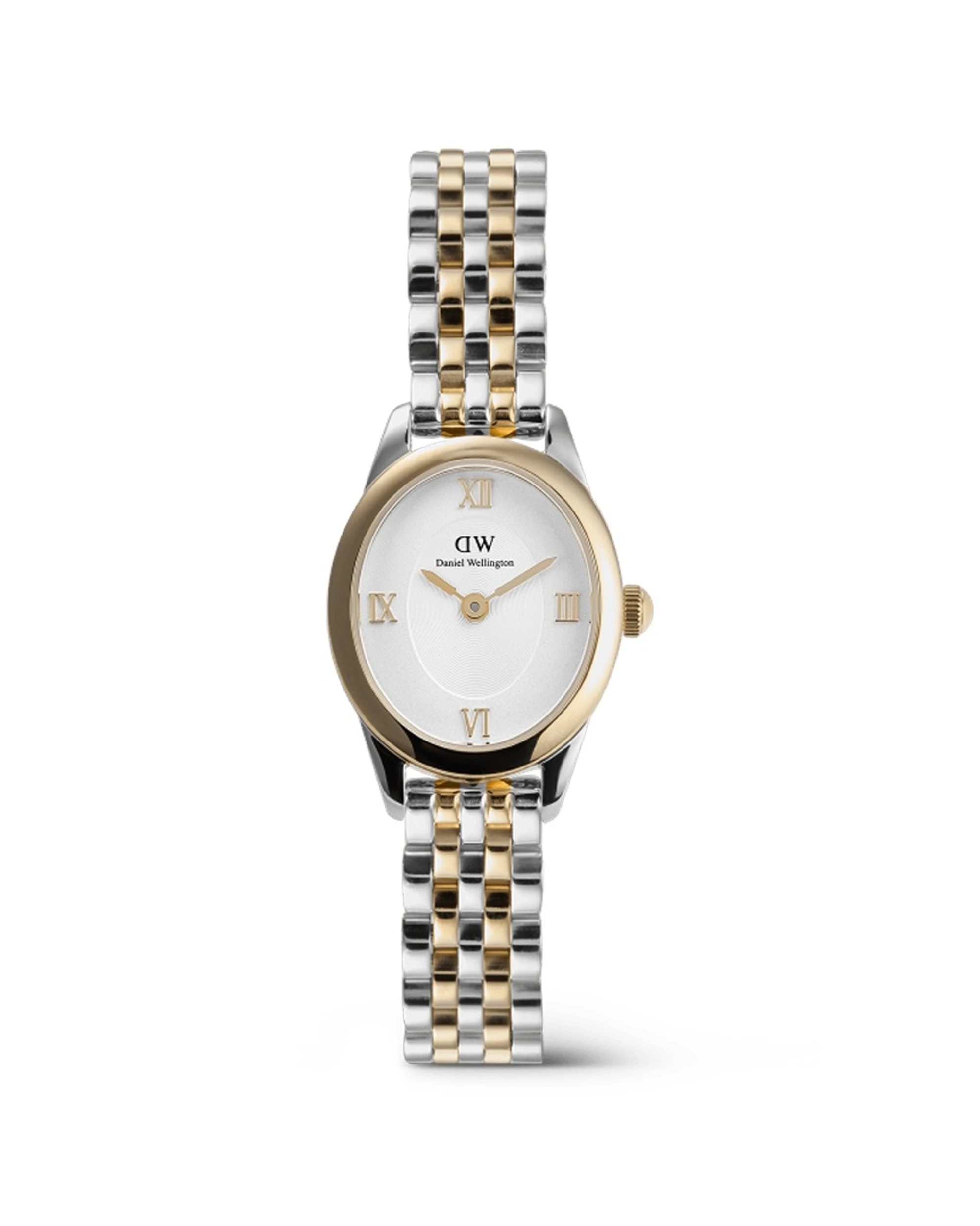 1 Daniel Wellington Ophelia Mini Two Tone Gold Silver Watch 22x25.5mm Elegant Oval Dial, 1 of 6