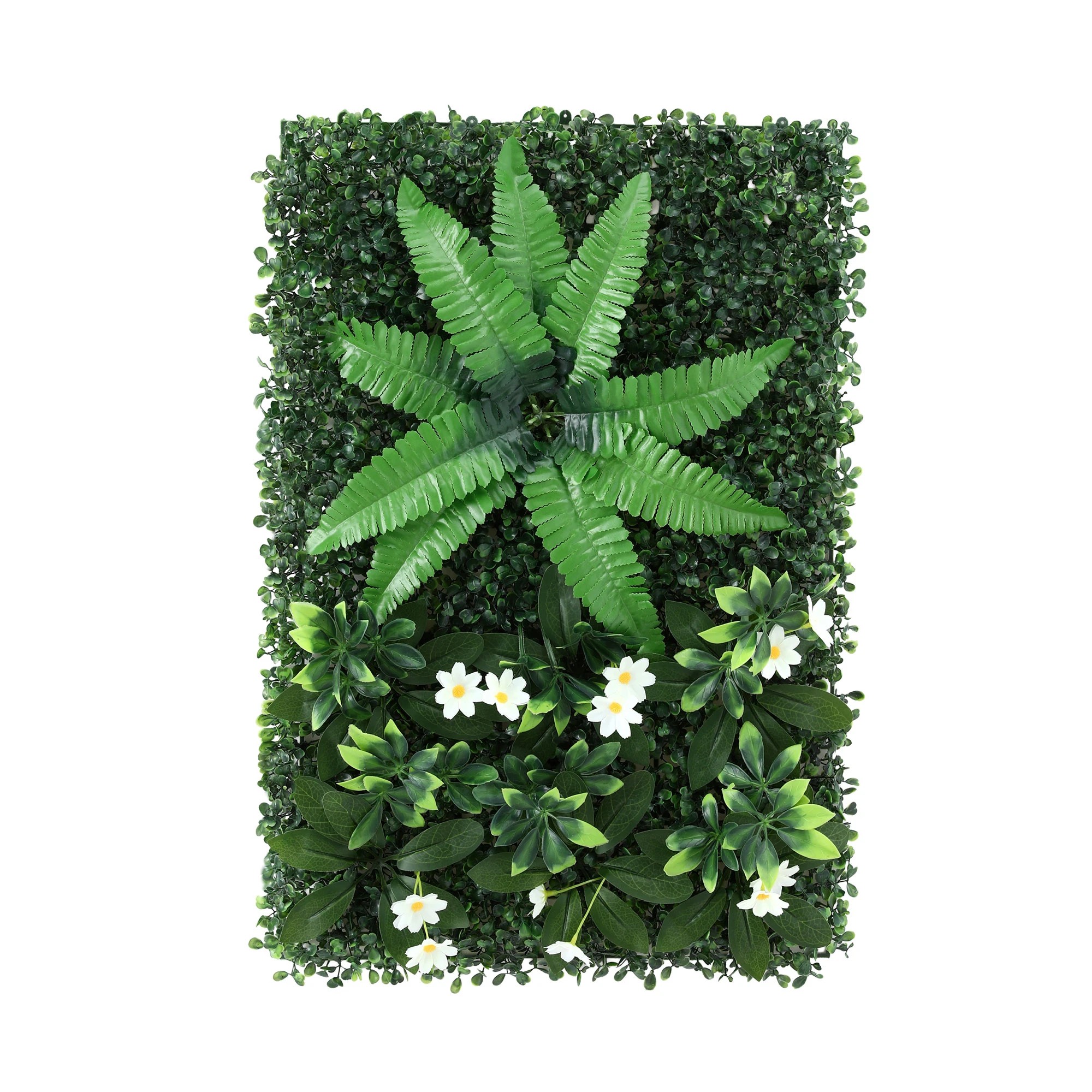 1 Gardeon 4PCS Artificial Plant Wall Panels 40X60CM Boxwood Panel Leaf Backdrop Backyard - Green, 1 of 2