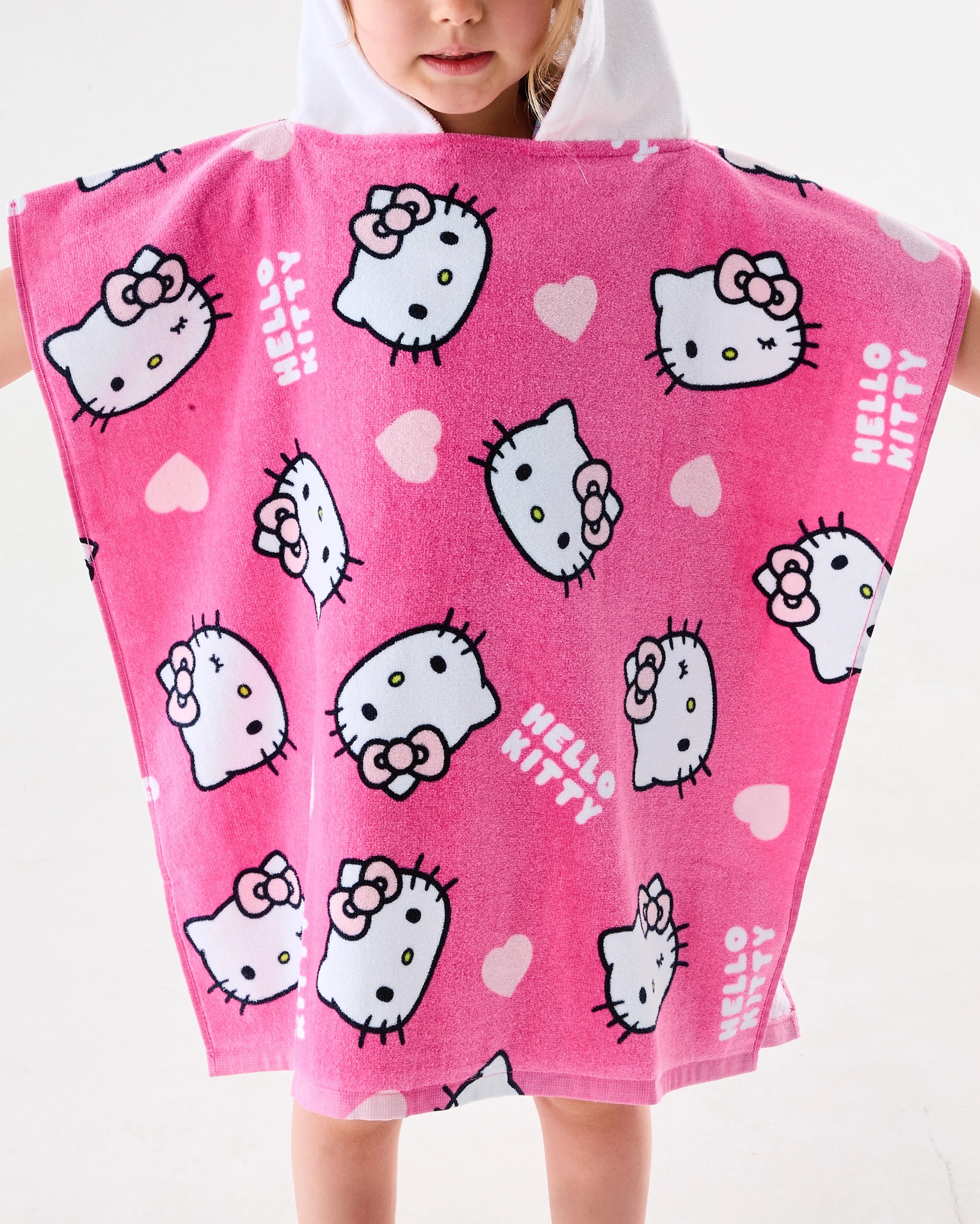 6 Hello Kitty Cotton Hooded Towel, 6 of 8