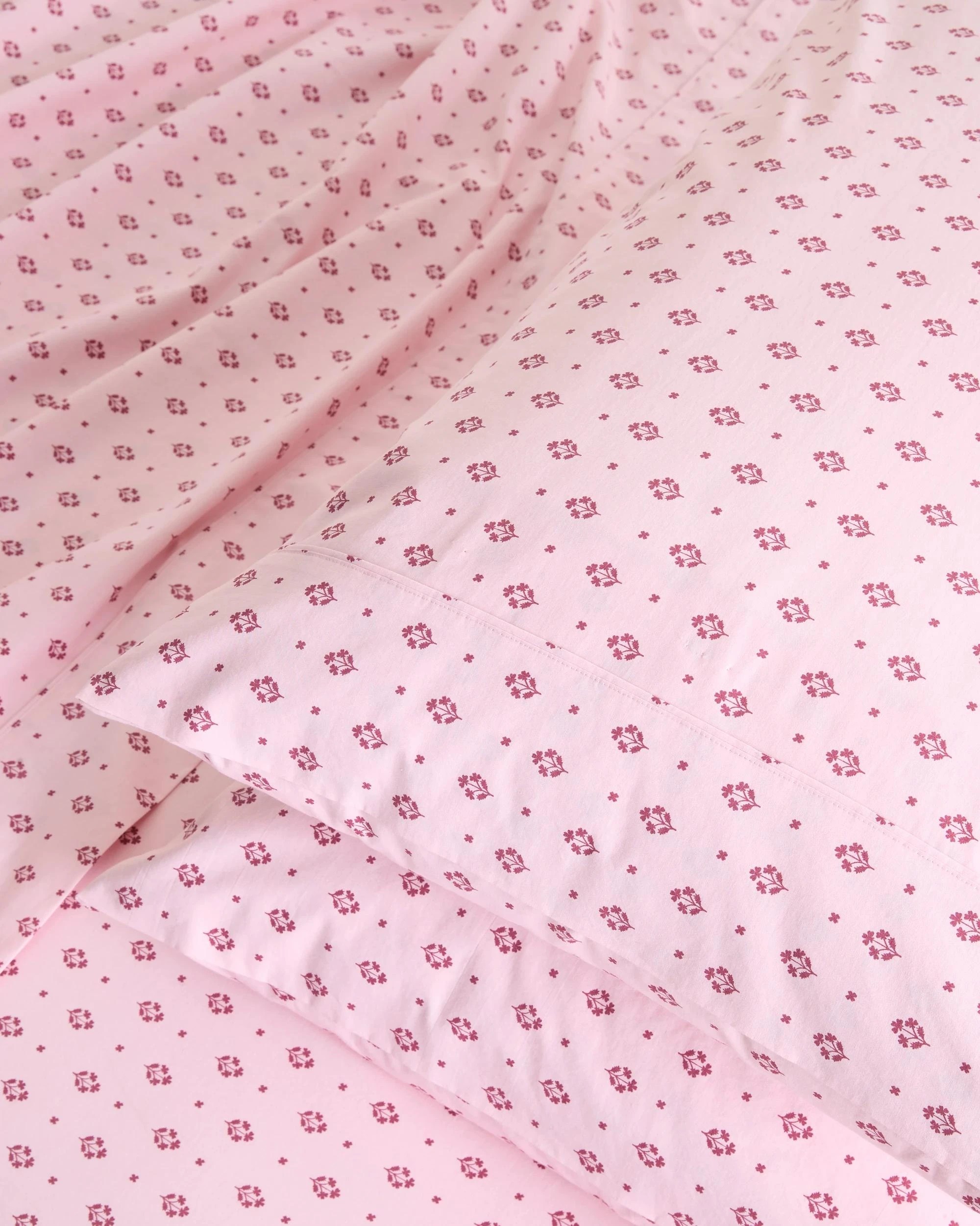 3 Target Amelia Australian Cotton Printed Sheet Set - Queen Bed - Pink, 3 of 4