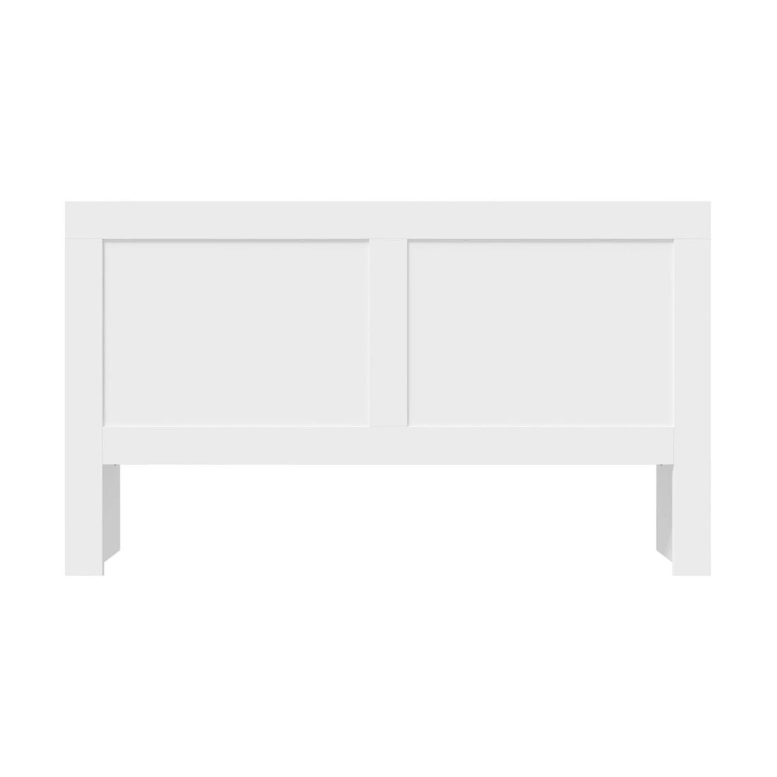 7 Oikiture Headboard Bed Head King Size Bedhead With Storage Shelves
 - White, 7 of 10