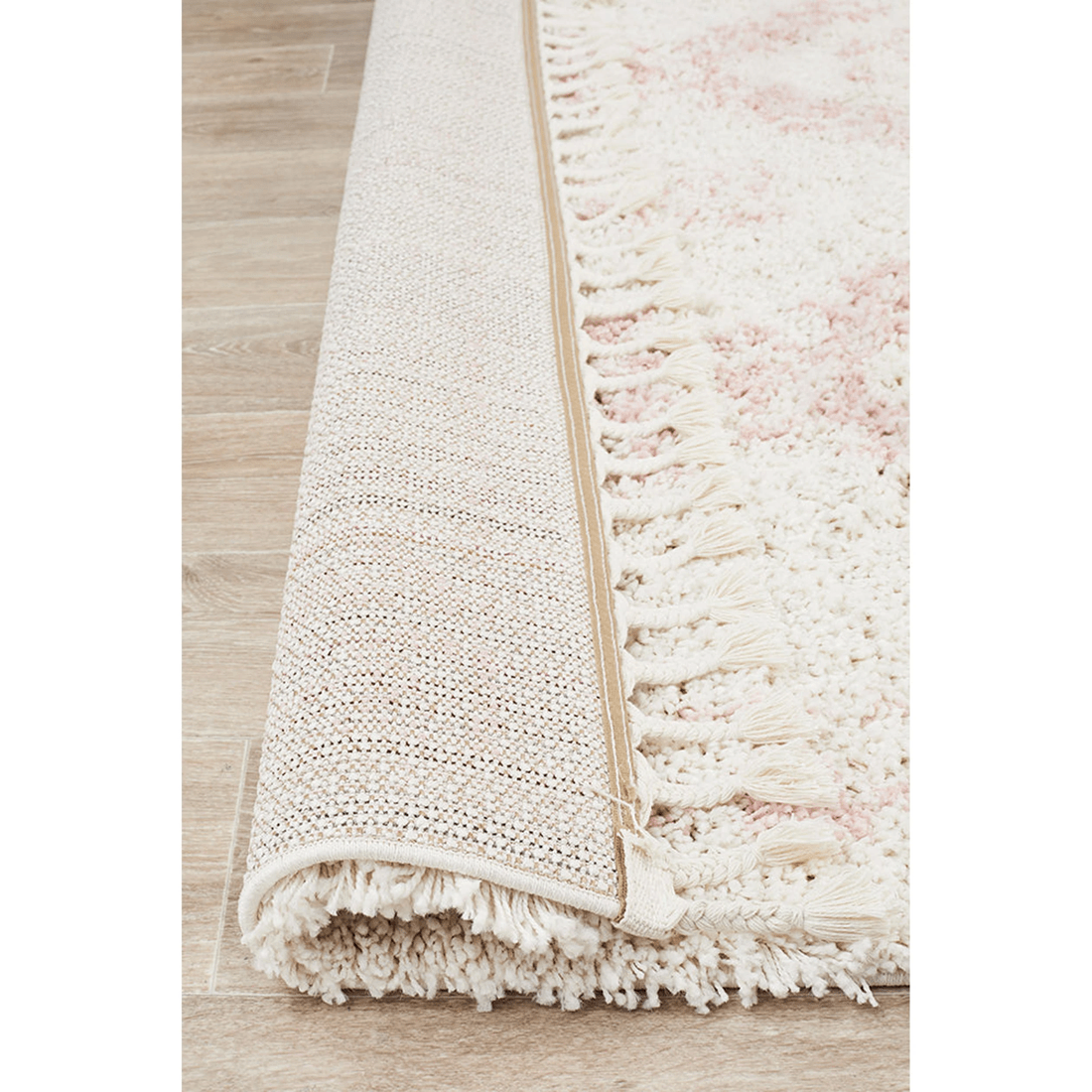 7 Rug Culture Saffron 33 Pink/Off White Rug, 300 x 400 cm, 4 cm Pile, Polypropylene, Power-loomed - Assorted, 7 of 7