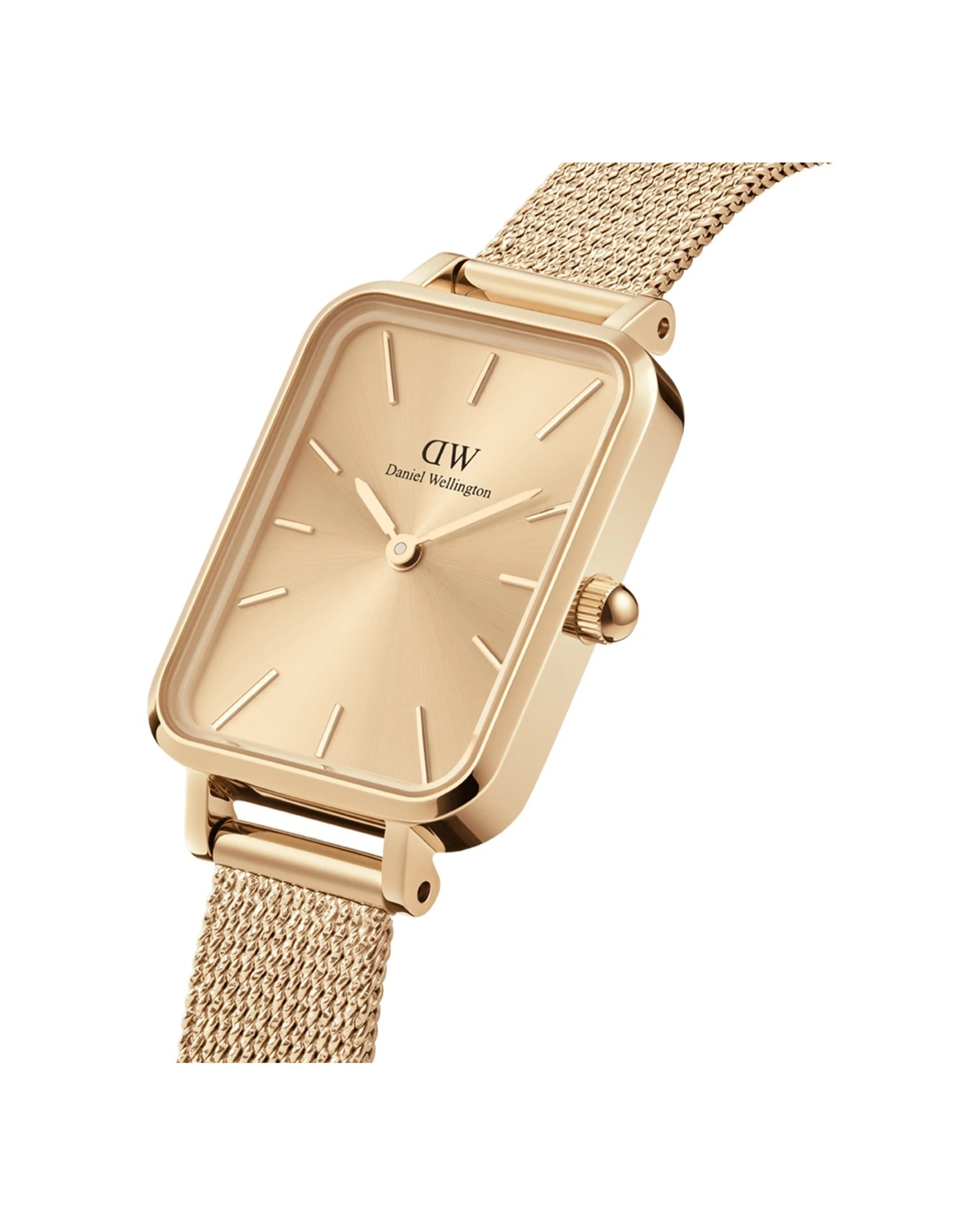 3 Daniel Wellington Quadro 20x26mm Gold Stainless Steel Unitone Dial Watch, 3 of 6