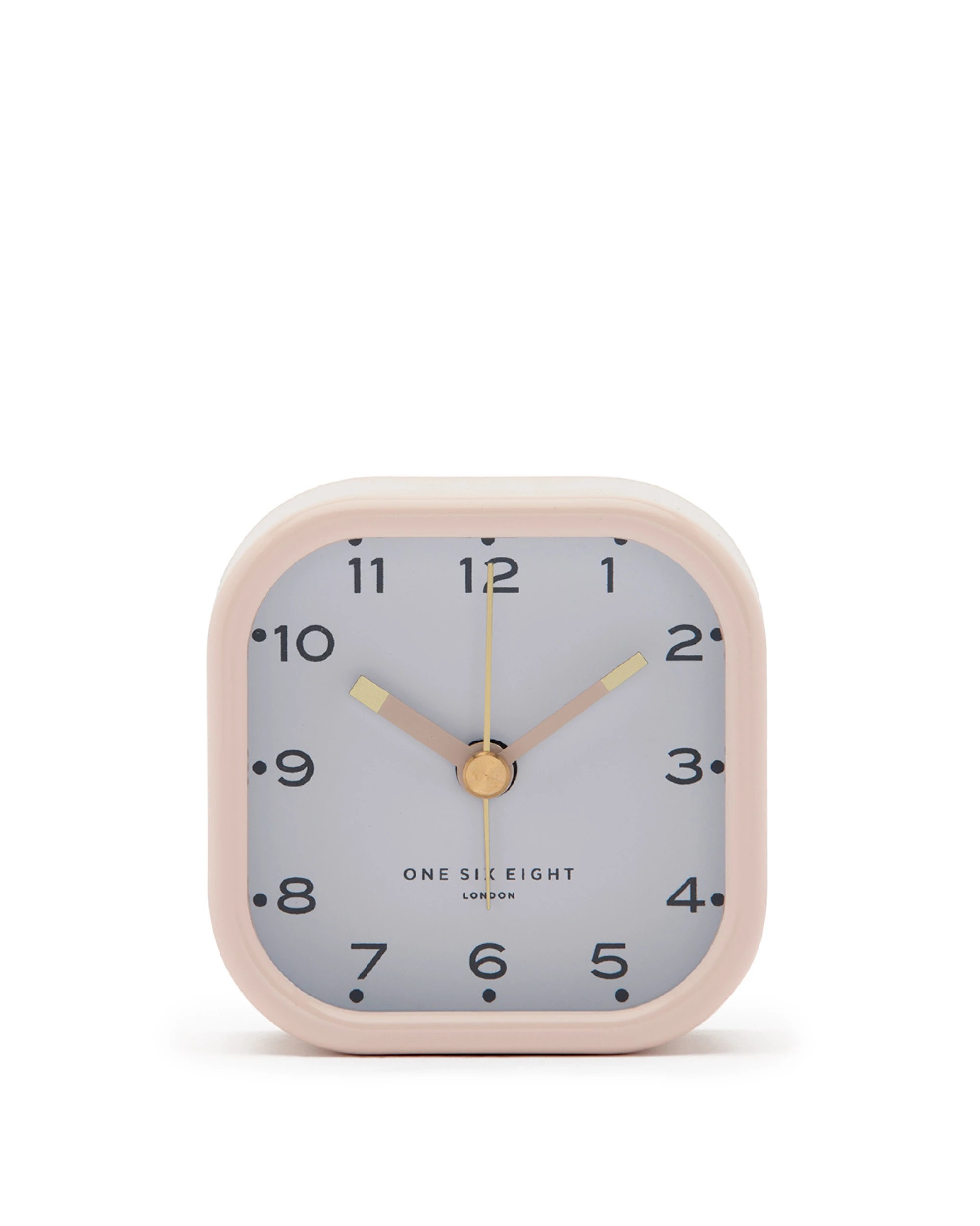 2 One Six Eight London Lisa Silent Alarm Clock - Blush - Pink, 2 of 4