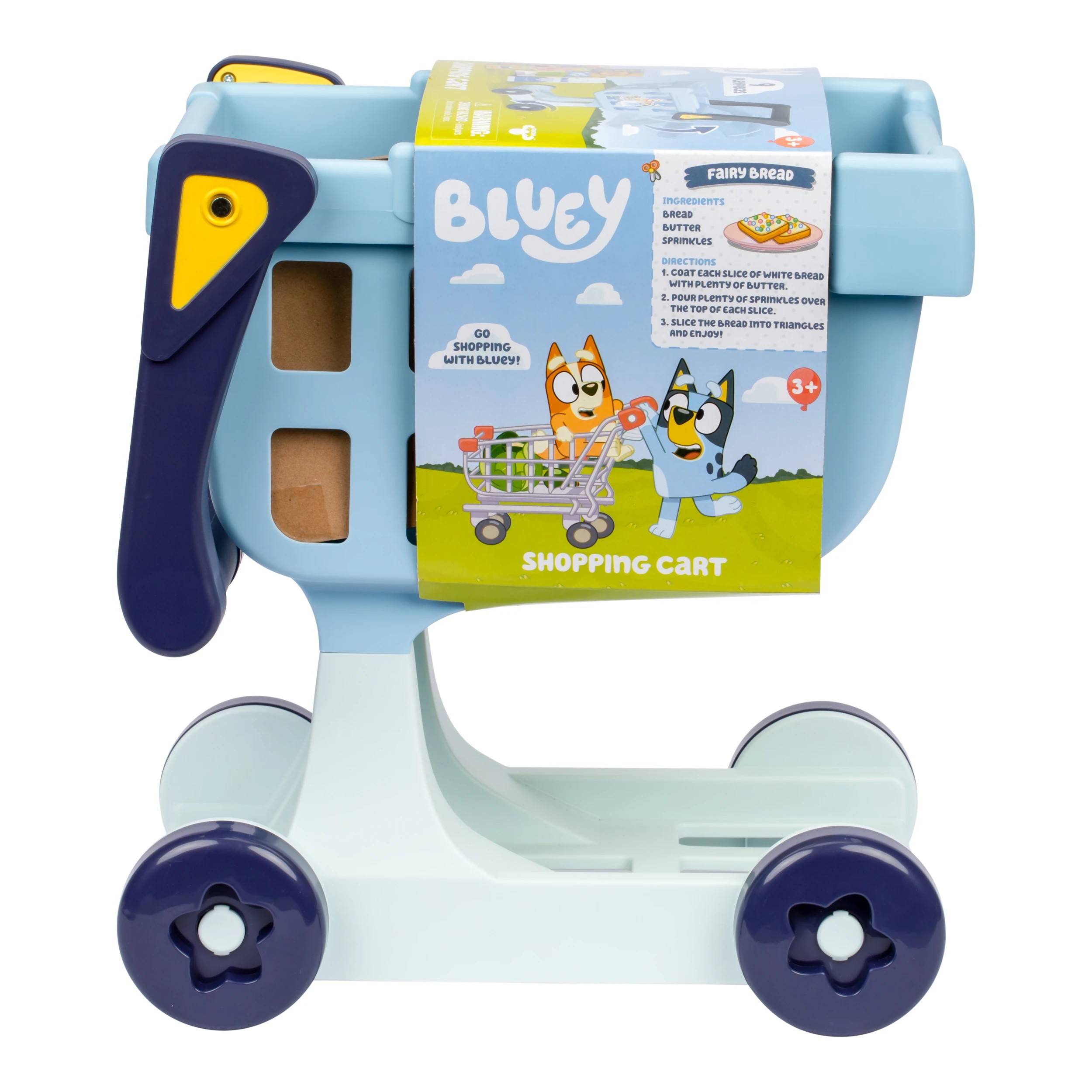 1 Bluey Shopping Cart - Natural, 1 of 4