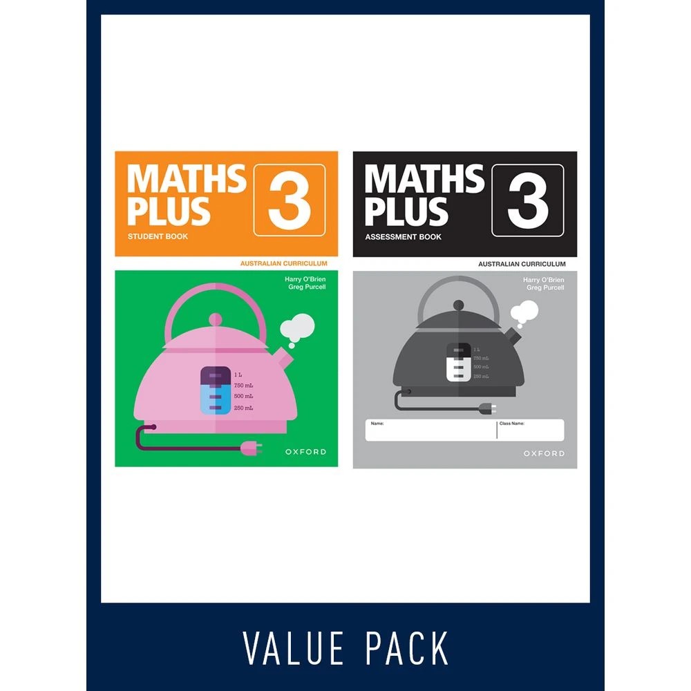 1 Maths Plus Australian Curriculum Value Pack Year 3, 1 of 5