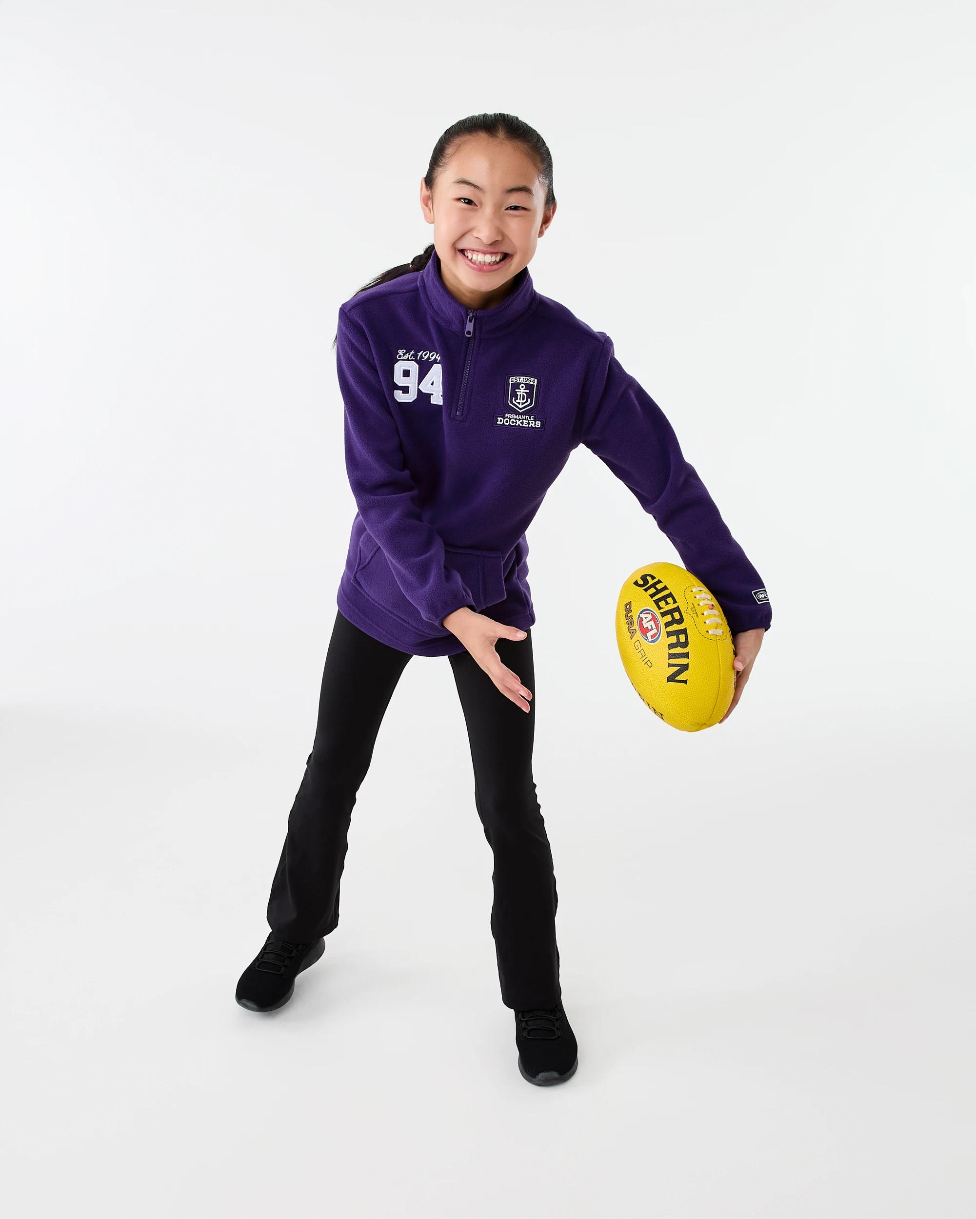10 Official AFL Kids Polar Fleece Jacket Fremantle, 10 of 10