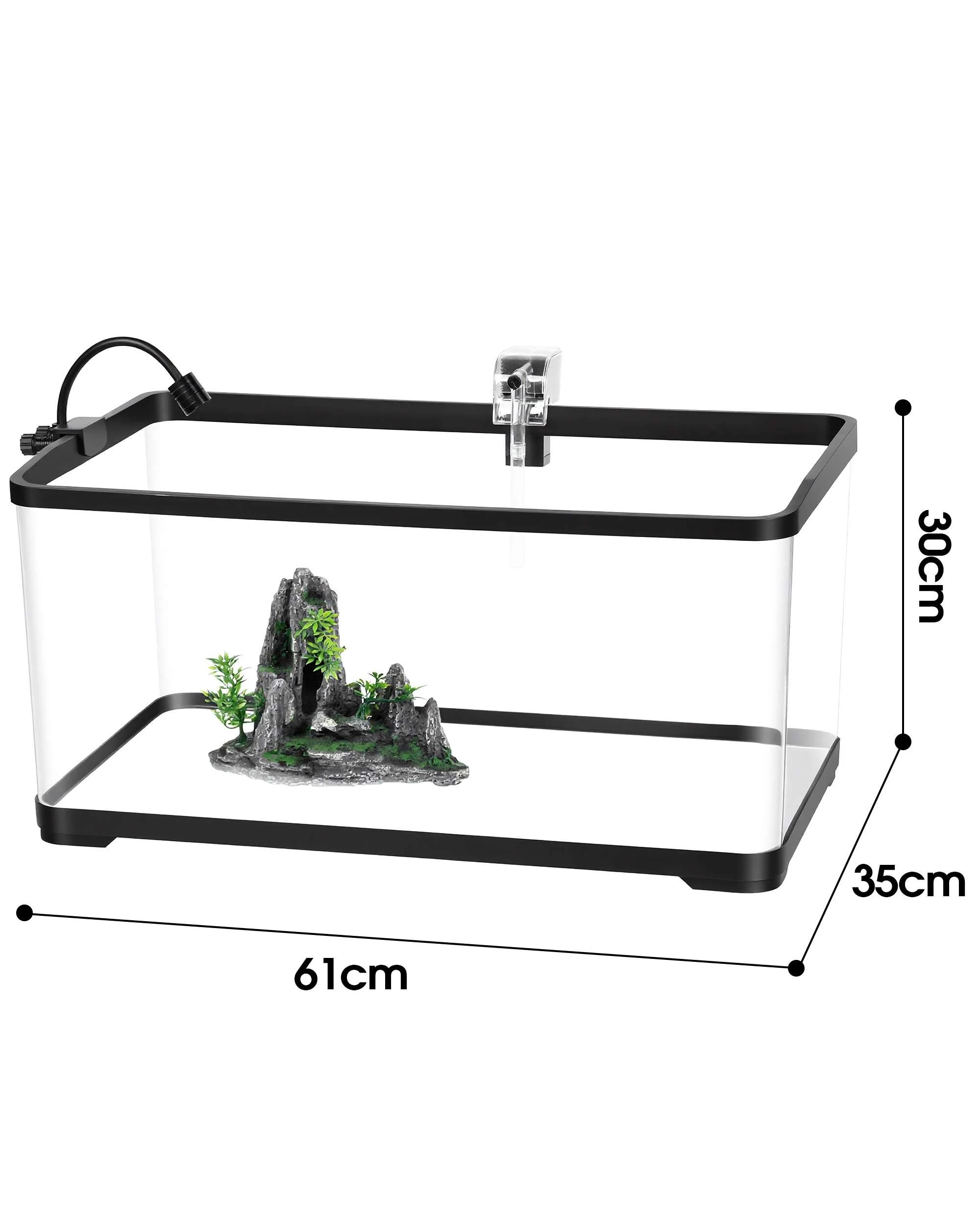 8 Advwin 50L Fish Tank Aquarium Kit with Light, 8 of 8
