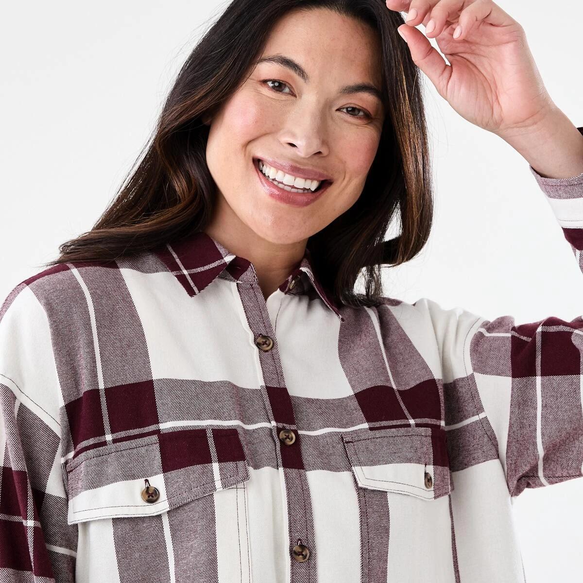 4 Long Sleeve Brushed Check Shirt Abi Check, 4 of 7