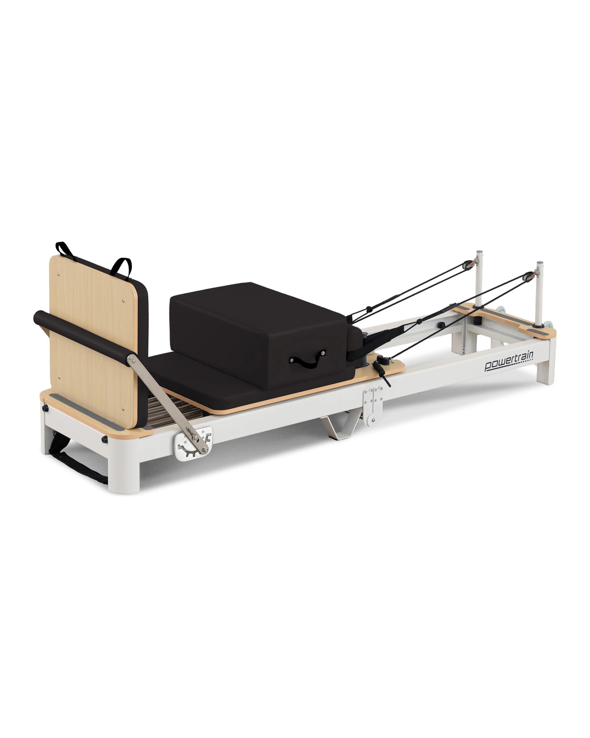 5 Powertrain Velora Pilates Reformer Machine Aluminium Foldable Multifunctional Home Gym Equipment Exercise Trainer Black, 5 of 9