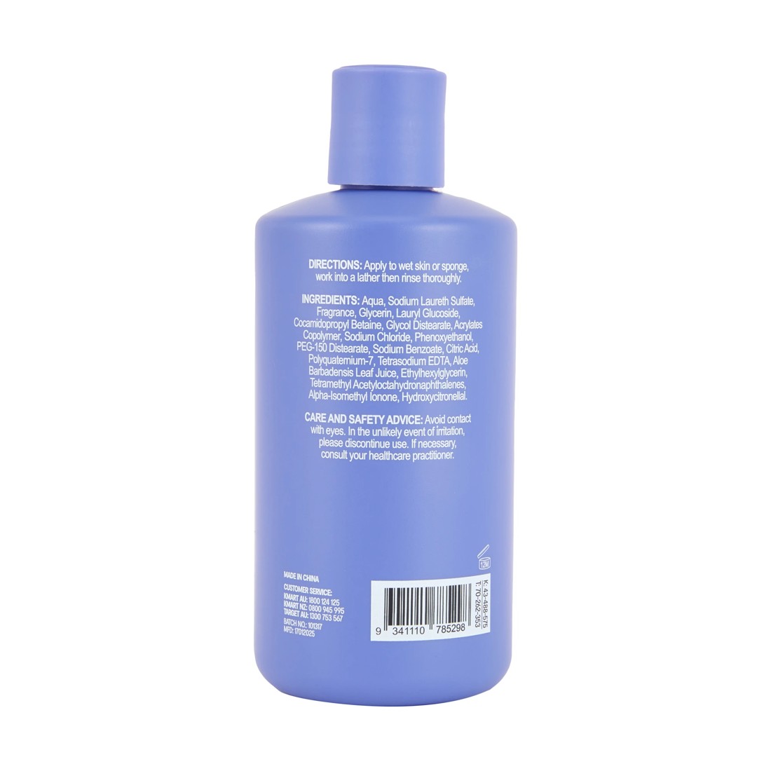 3 OXX Bodycare Violet Haze Summer Solstice Body Wash 300ml - Bergamot, Vanilla and Sandalwood, 3 of 3