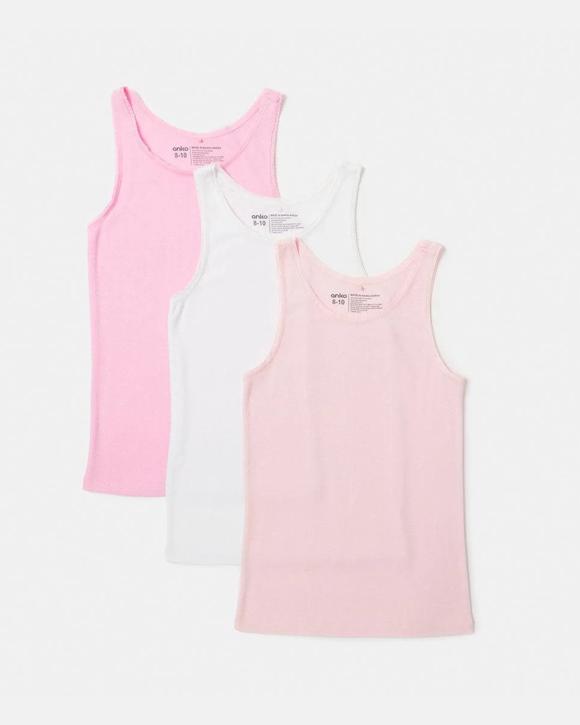 3 Pack Super Soft Singlets