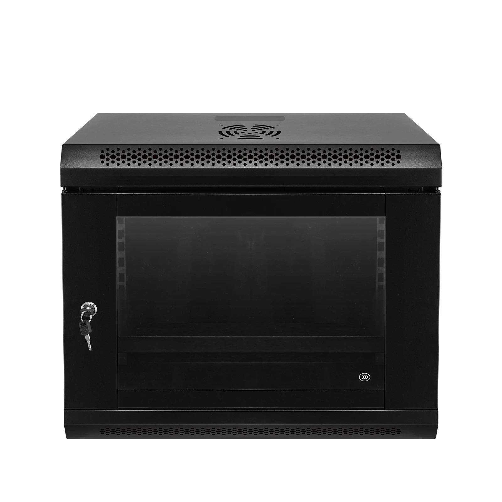 8 Ausway 12U Network Server Cabinet Rack Wall Mount Data Case Enclosure 19 Inch Deep with Locking Glass Door Removable, 8 of 9