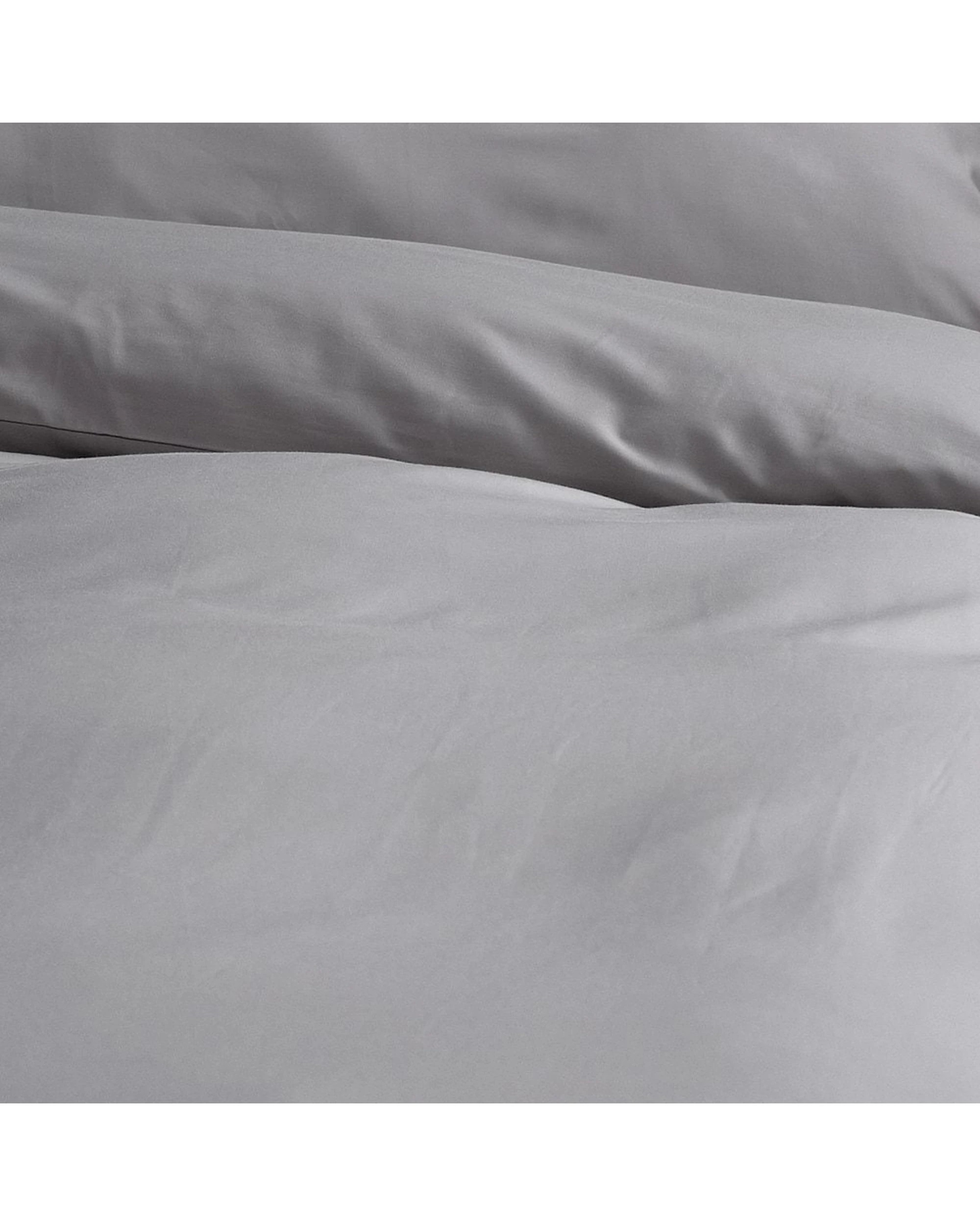 2 Canningvale Alessia Bamboo Cotton Quilt Bed Bedding Cover Set Queen - Grey, 2 of 4