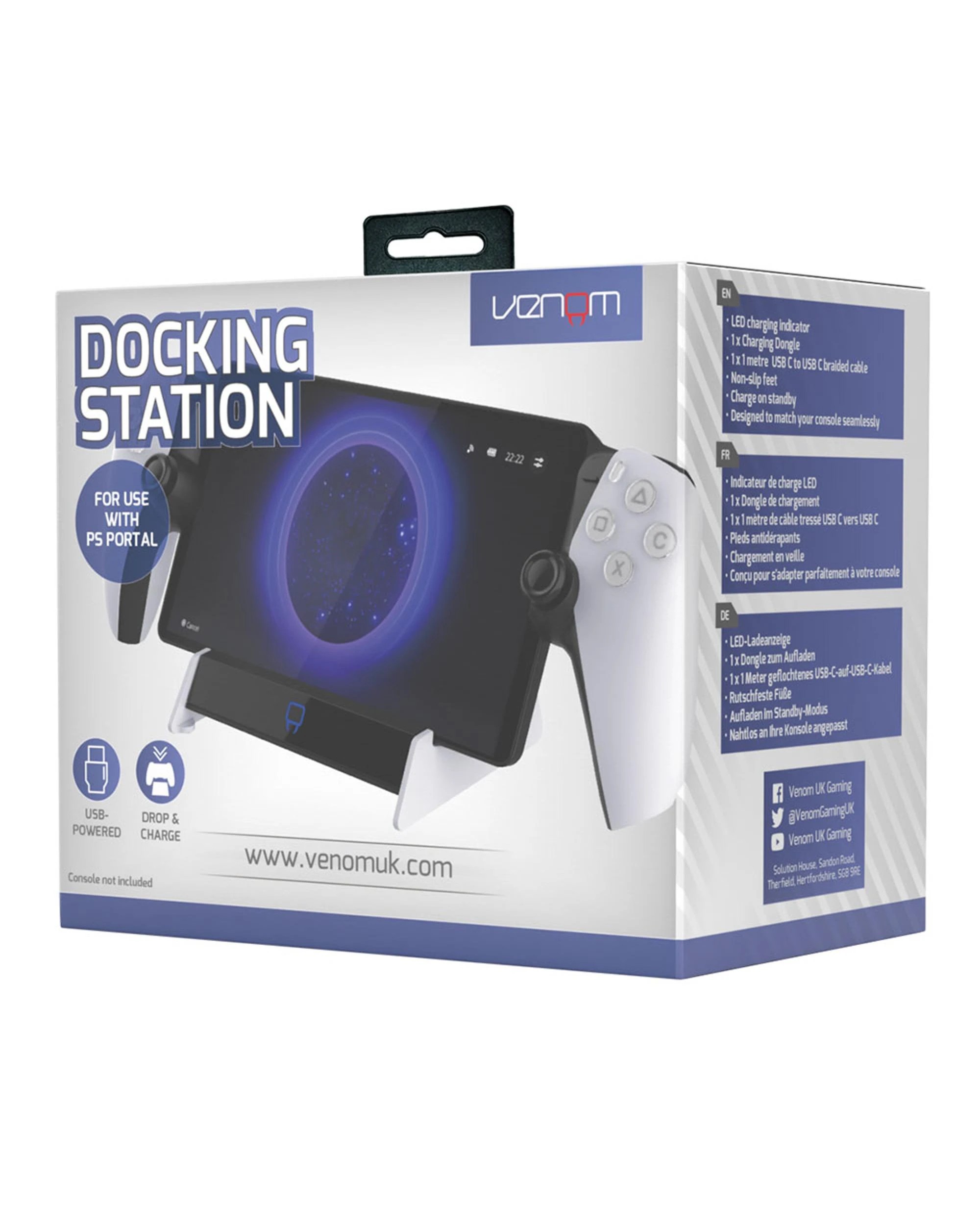 1 Venom Docking Station for PlayStation Portal Remote Player, 1 of 8