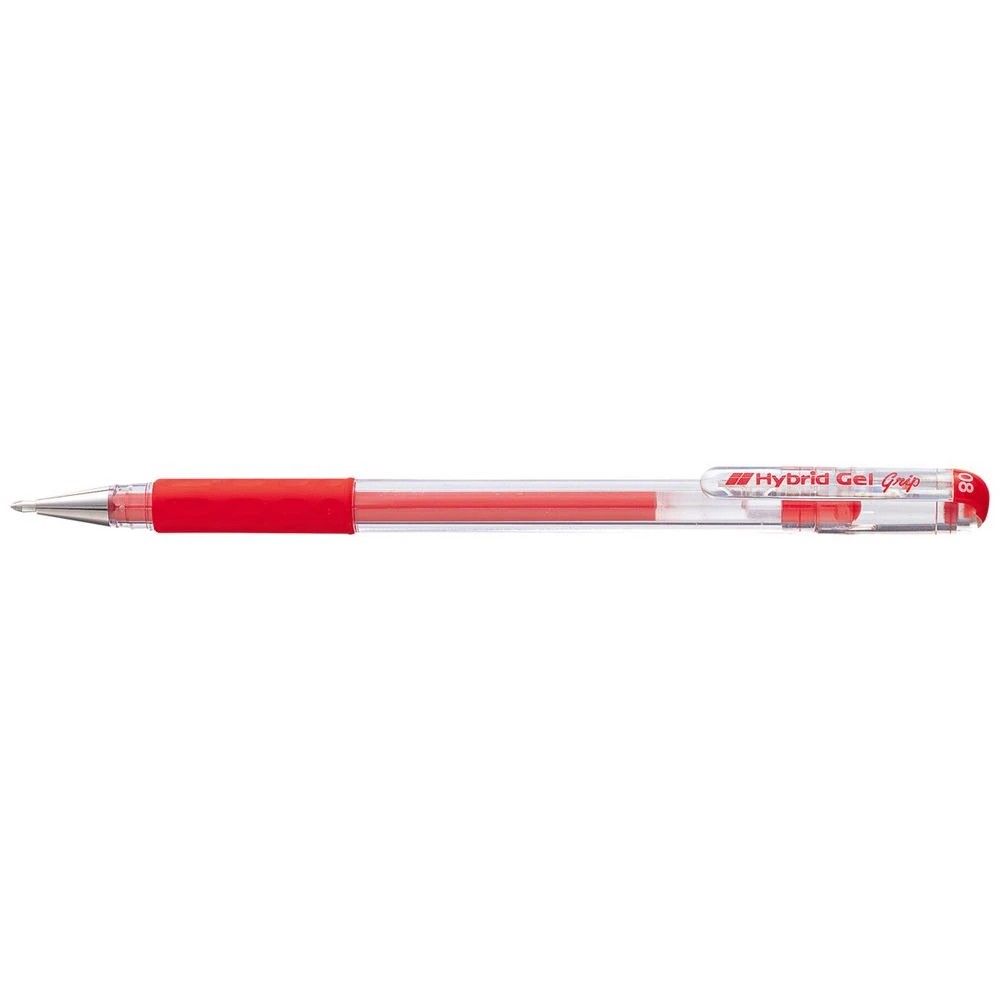 1 Pentel Hybrid Gel Grip K118 Gel Pen Red, 1 of 1