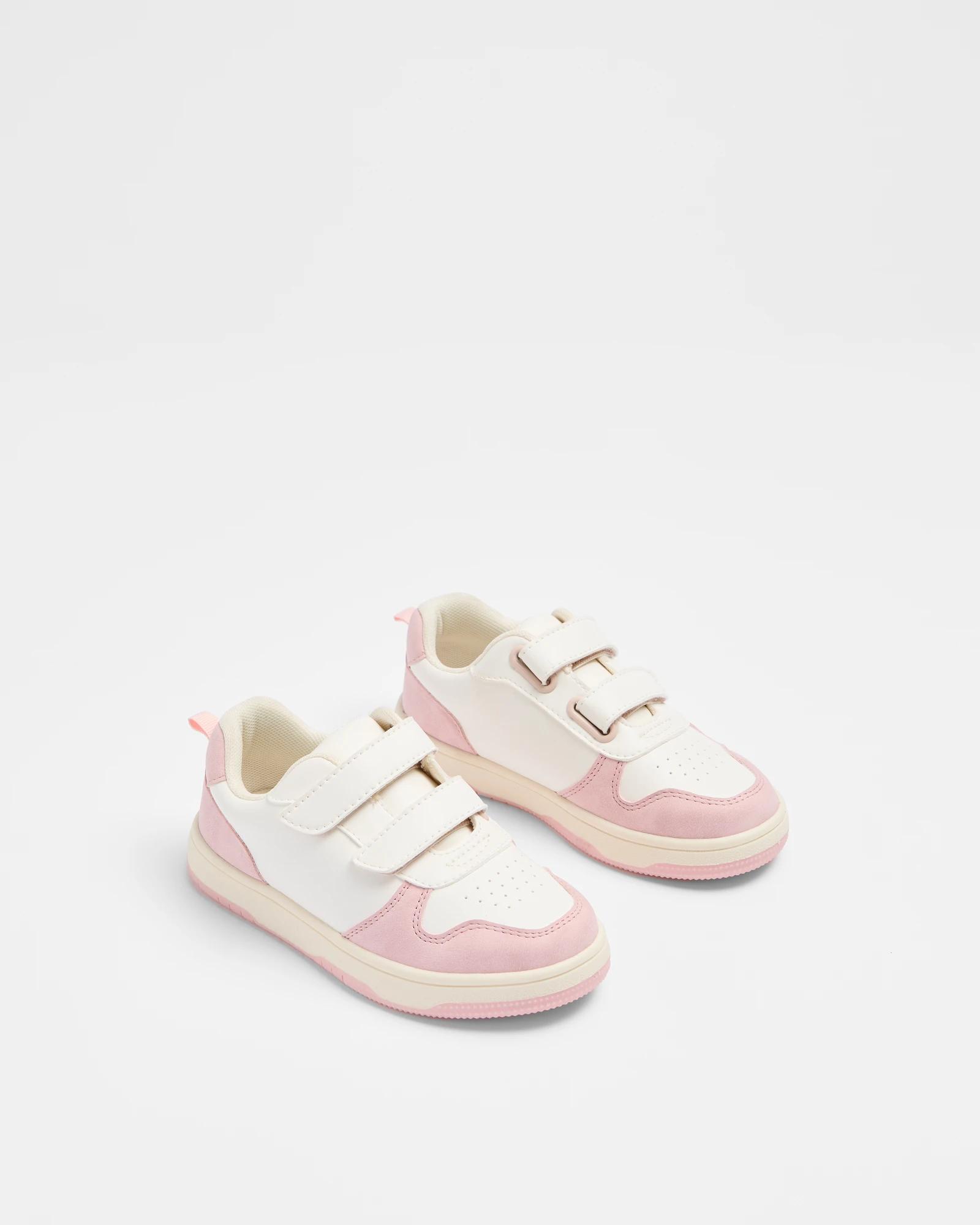 2 Target Girls Junior Low Top Double Strap Sneaker - Sully PINK, 2 of 2