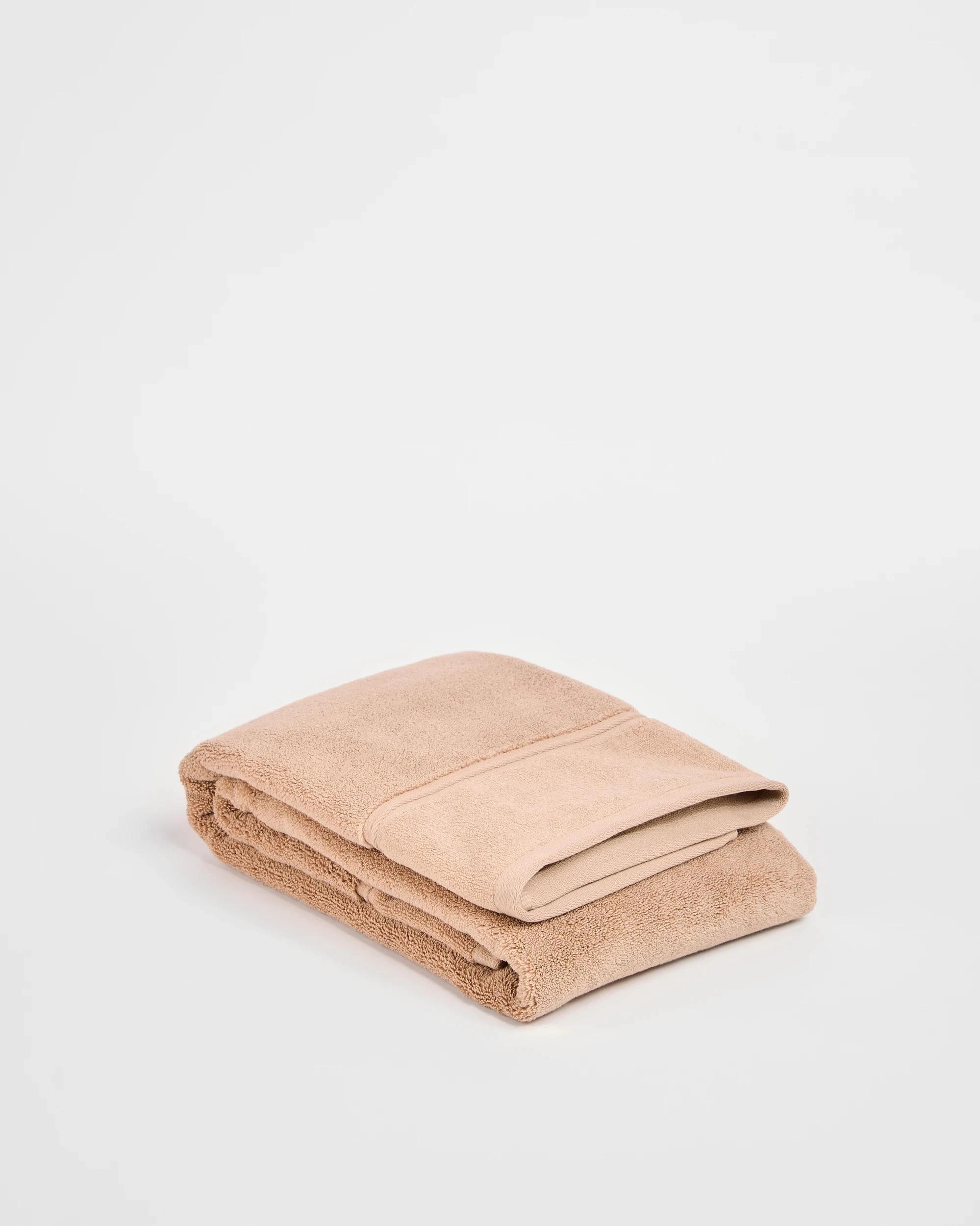 1 Target Luxury Egyptian Cotton Pile Bath Towel - Natural, 1 of 2