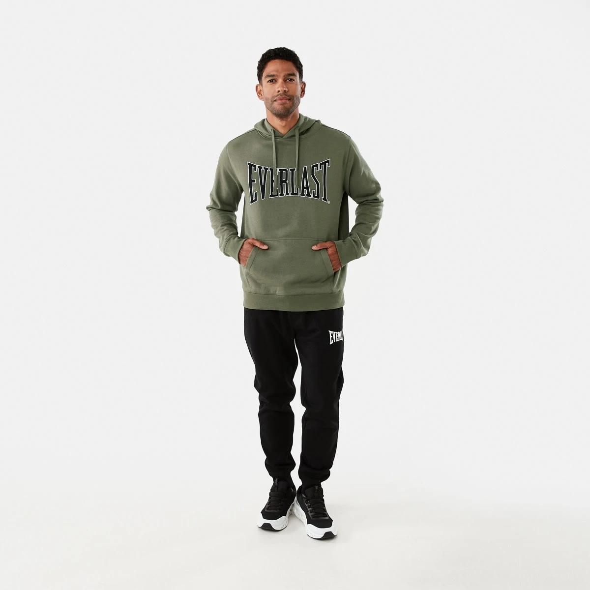 7 Everlast Mens Classic Sport Hoodie EVER CLASSIC KHAKI, 7 of 7