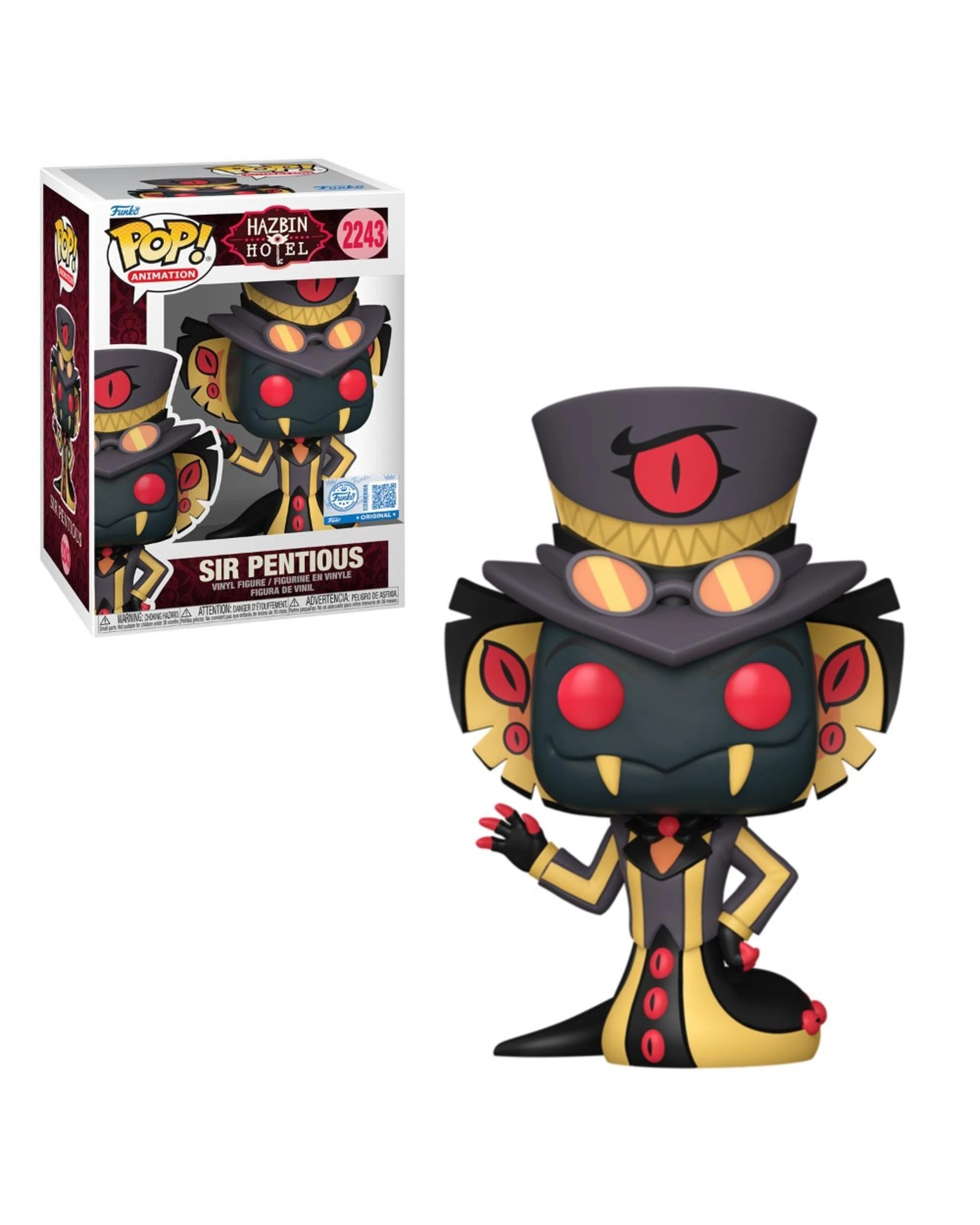 1 Hazbin Hotel Sir Pentious US Exclusive Funko POP! Vinyl, 1 of 6