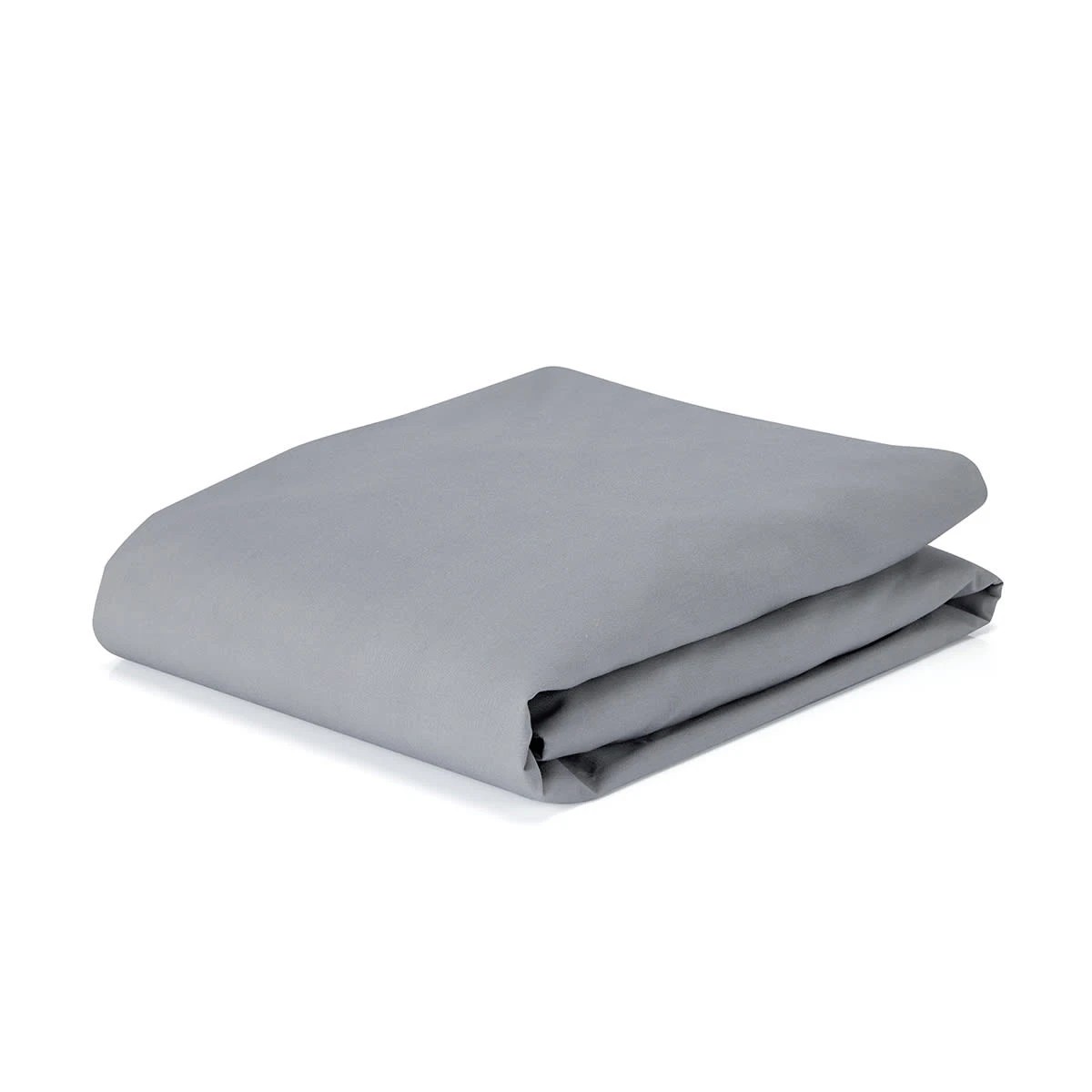 2 225 Thread Count Cotton Rich Fitted Sheet - King Bed, Grey, 2 of 3