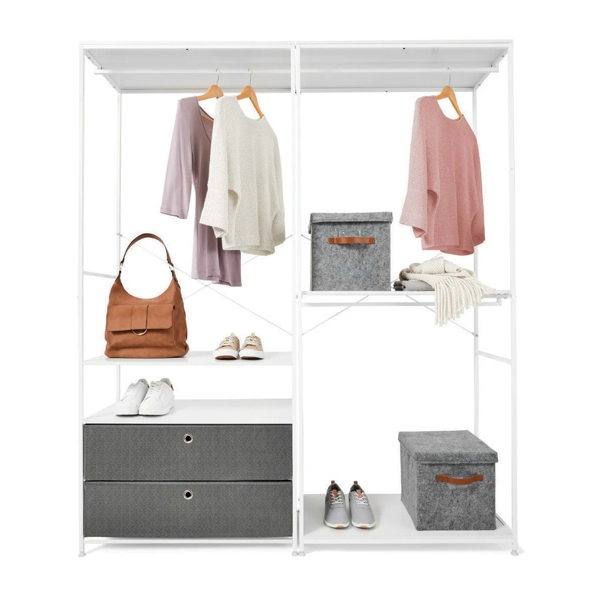 2 Garment Rack with 2 Rails, 2 of 5