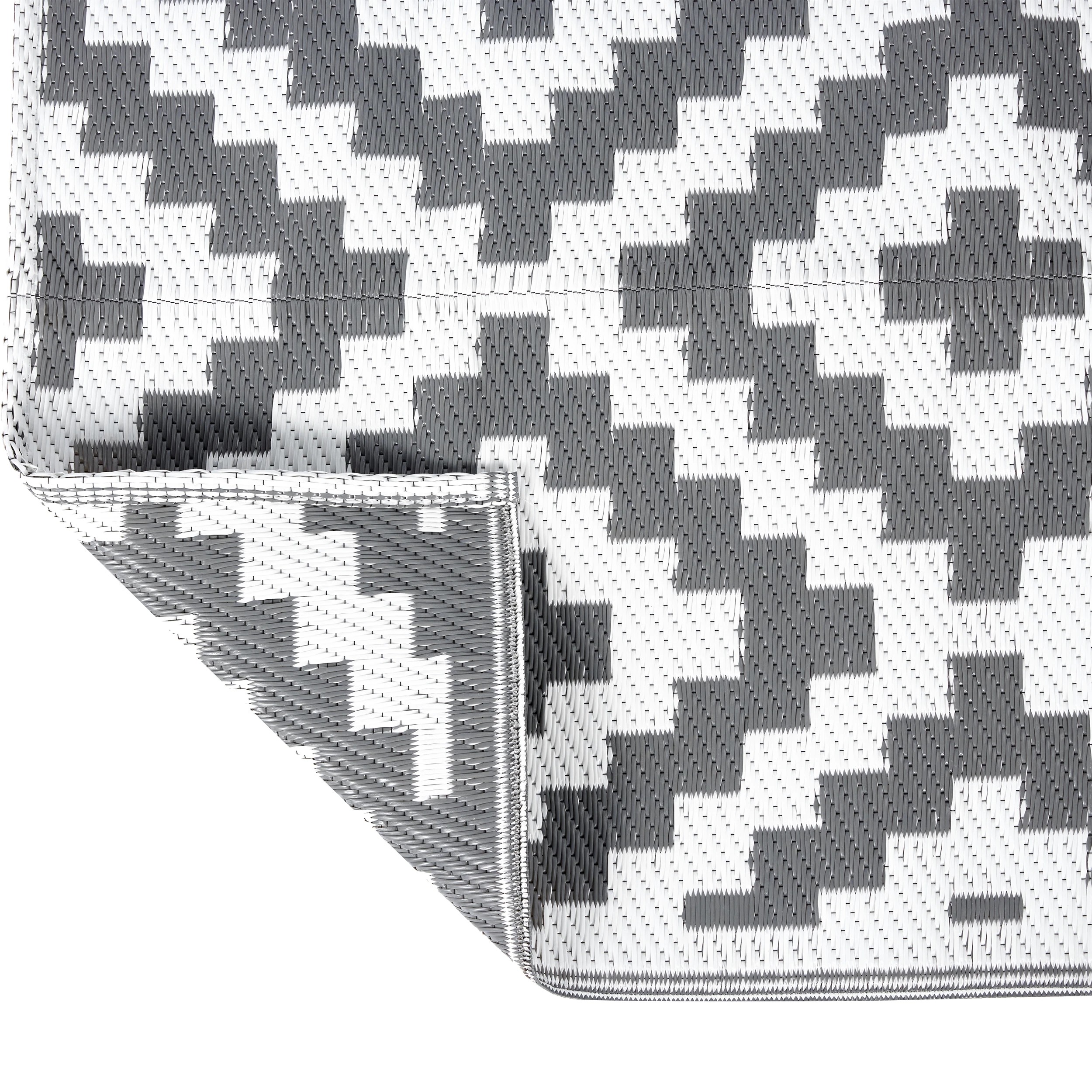 3 Woven Floor Mat - Grey, 3 of 7