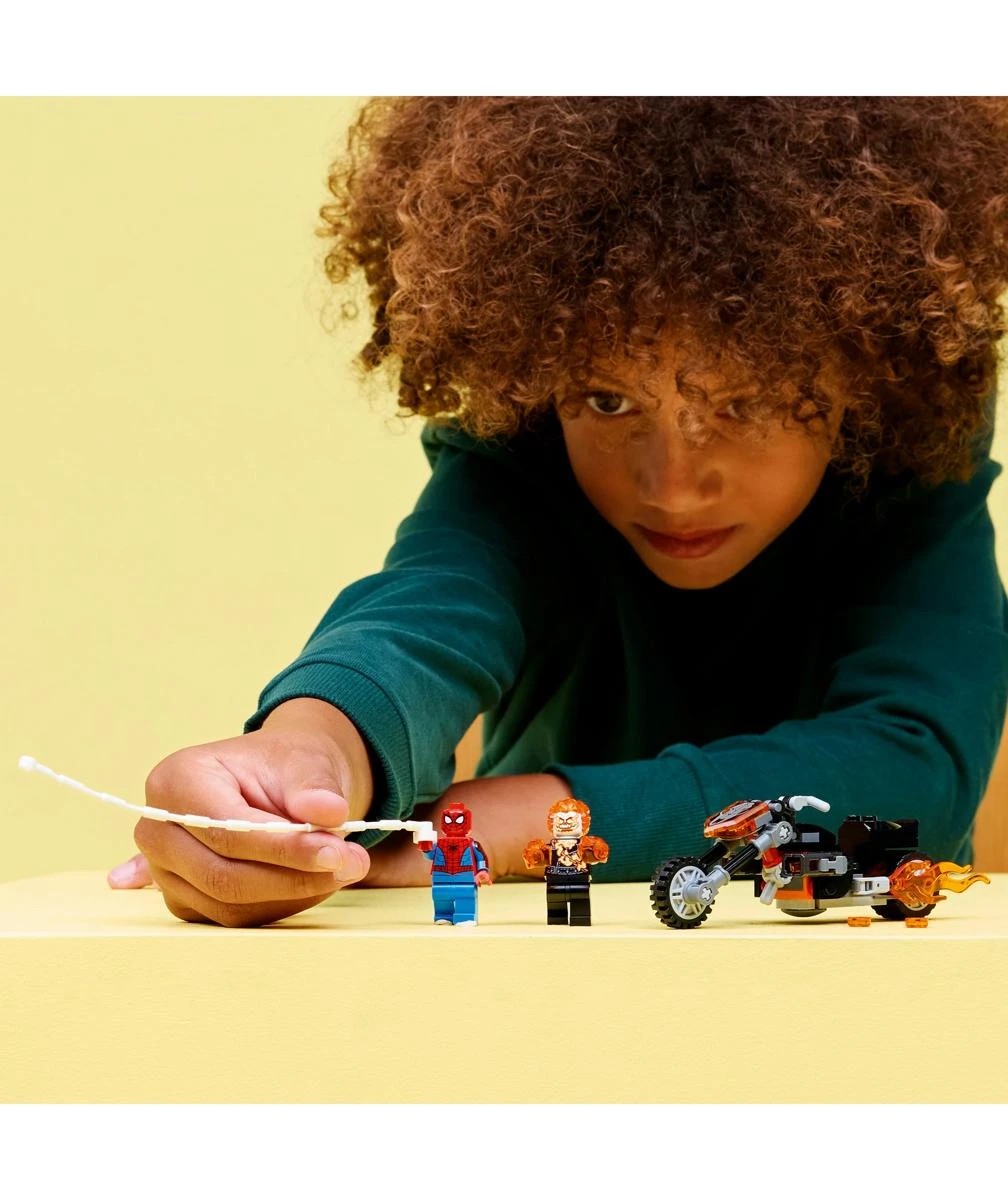 9 LEGO Super Heroes Spider-Man vs. Ghost Rider Motorcycle 76335, 9 of 10