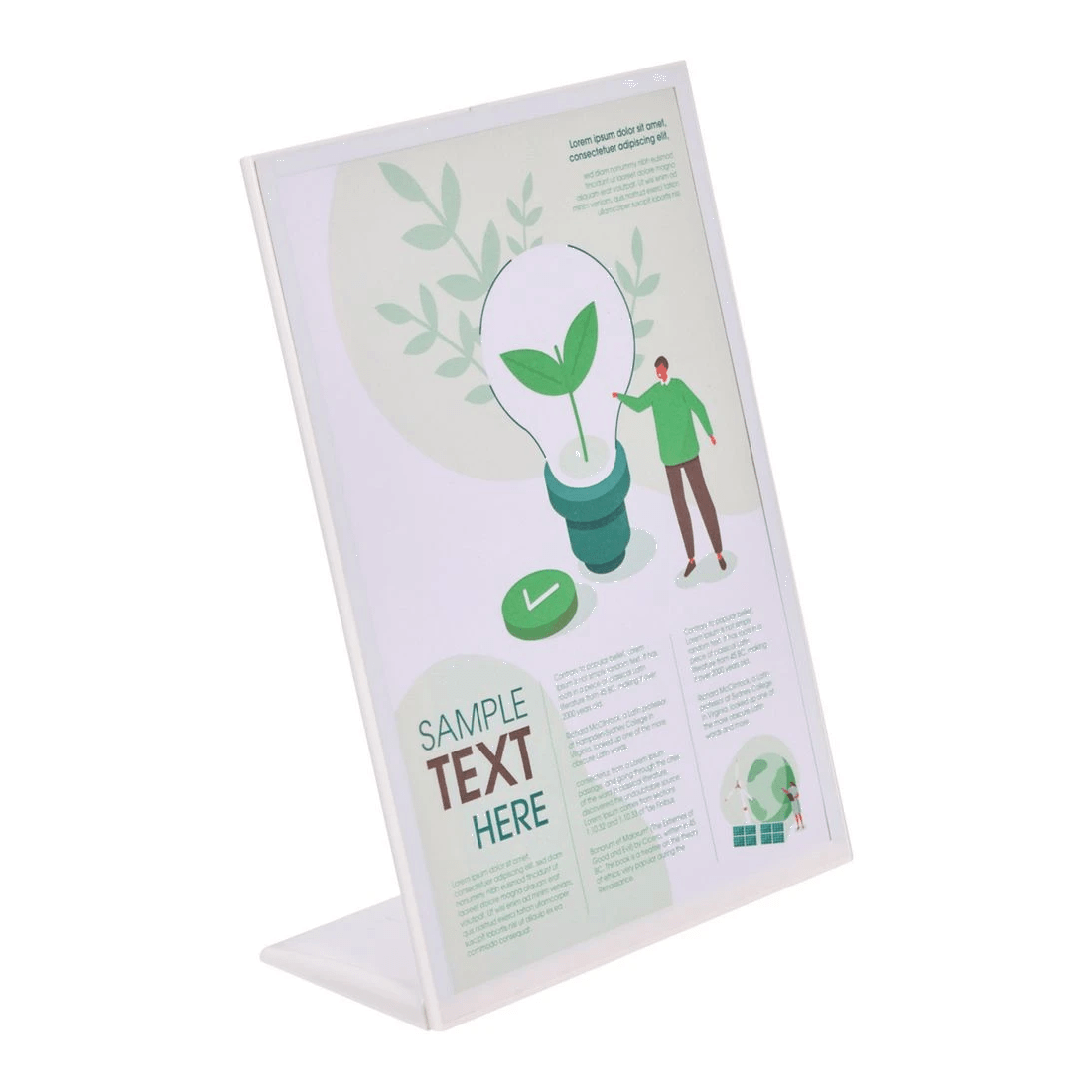 2 J.Burrows L Shape Sign Holder A4, 2 of 3