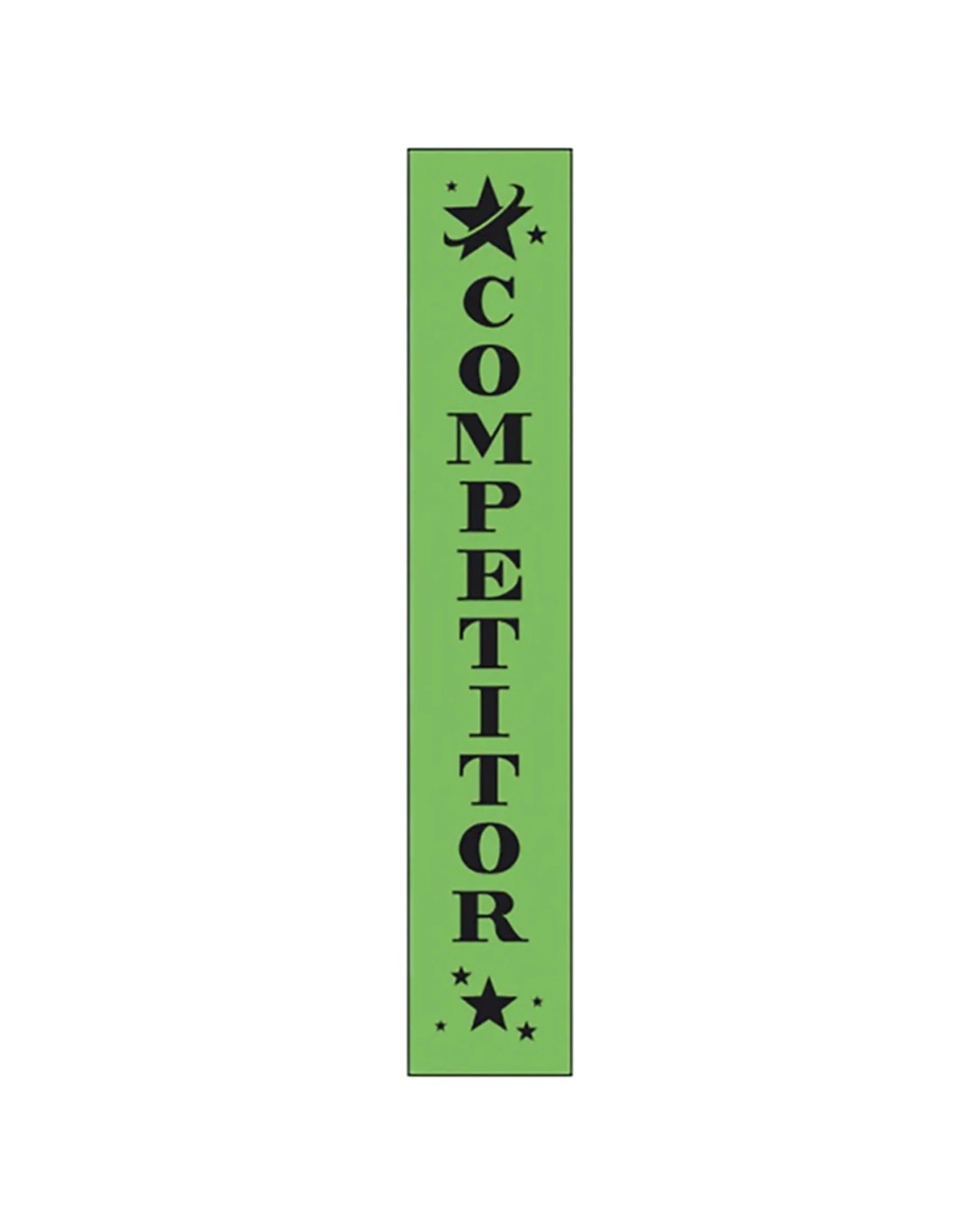 1 Victor Sports 100pc Achievement Competitor Polyester 3x17cm - Green, 1 of 1