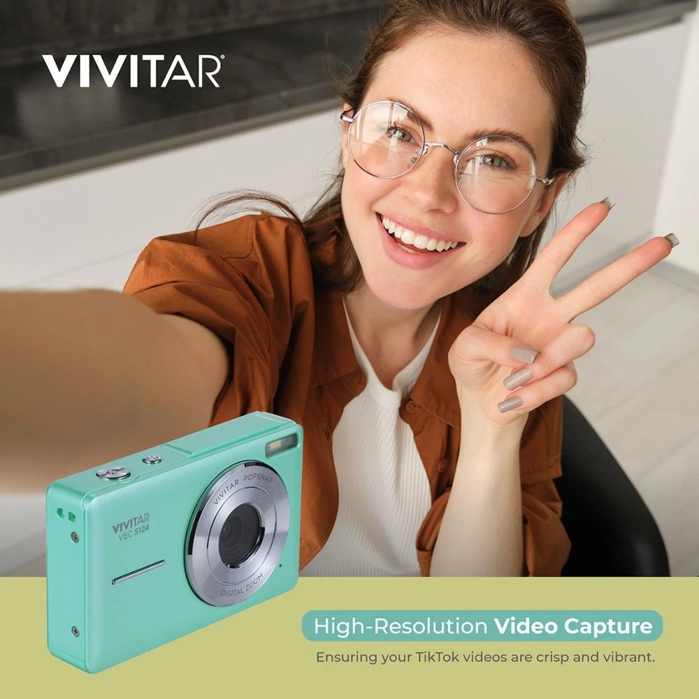 10 Vivitar PopSnap Digital Camera Green, 10 of 10