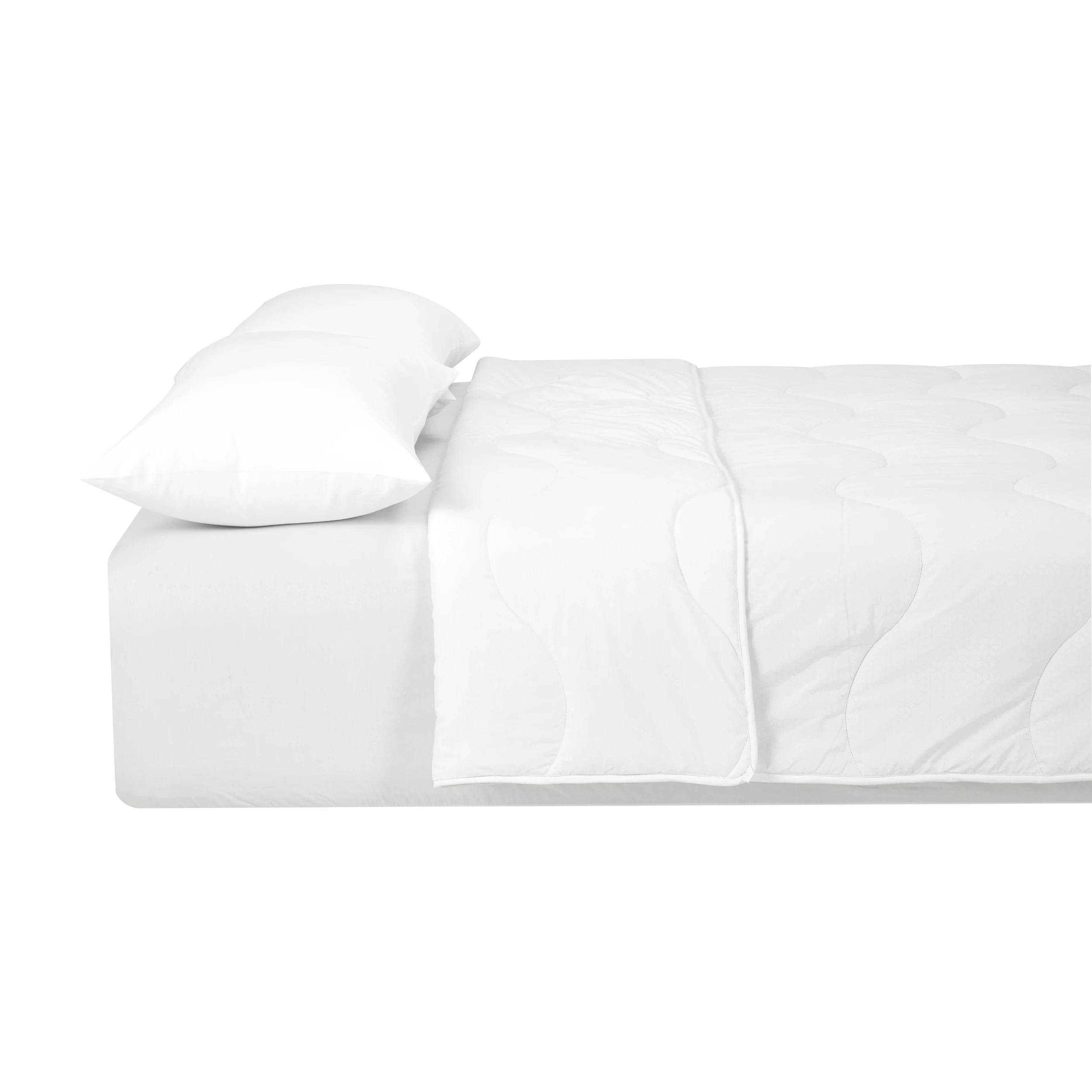 4 Cooling Quilt - Queen Bed, White, 4 of 4