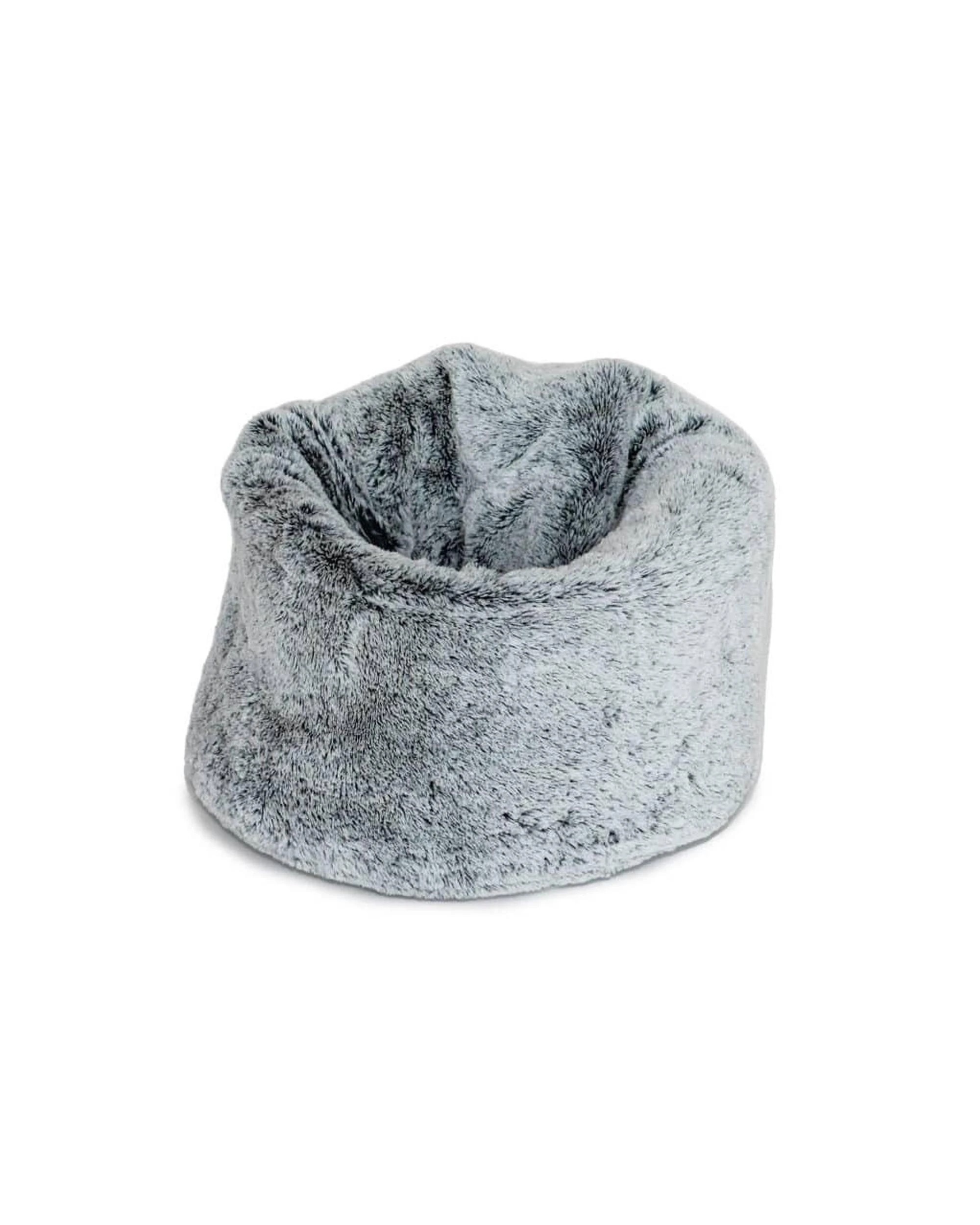 3 Superior Pet Cosy Pet Burrow for Cats & Small Dogs Artic Faux Fur - Grey, 3 of 7