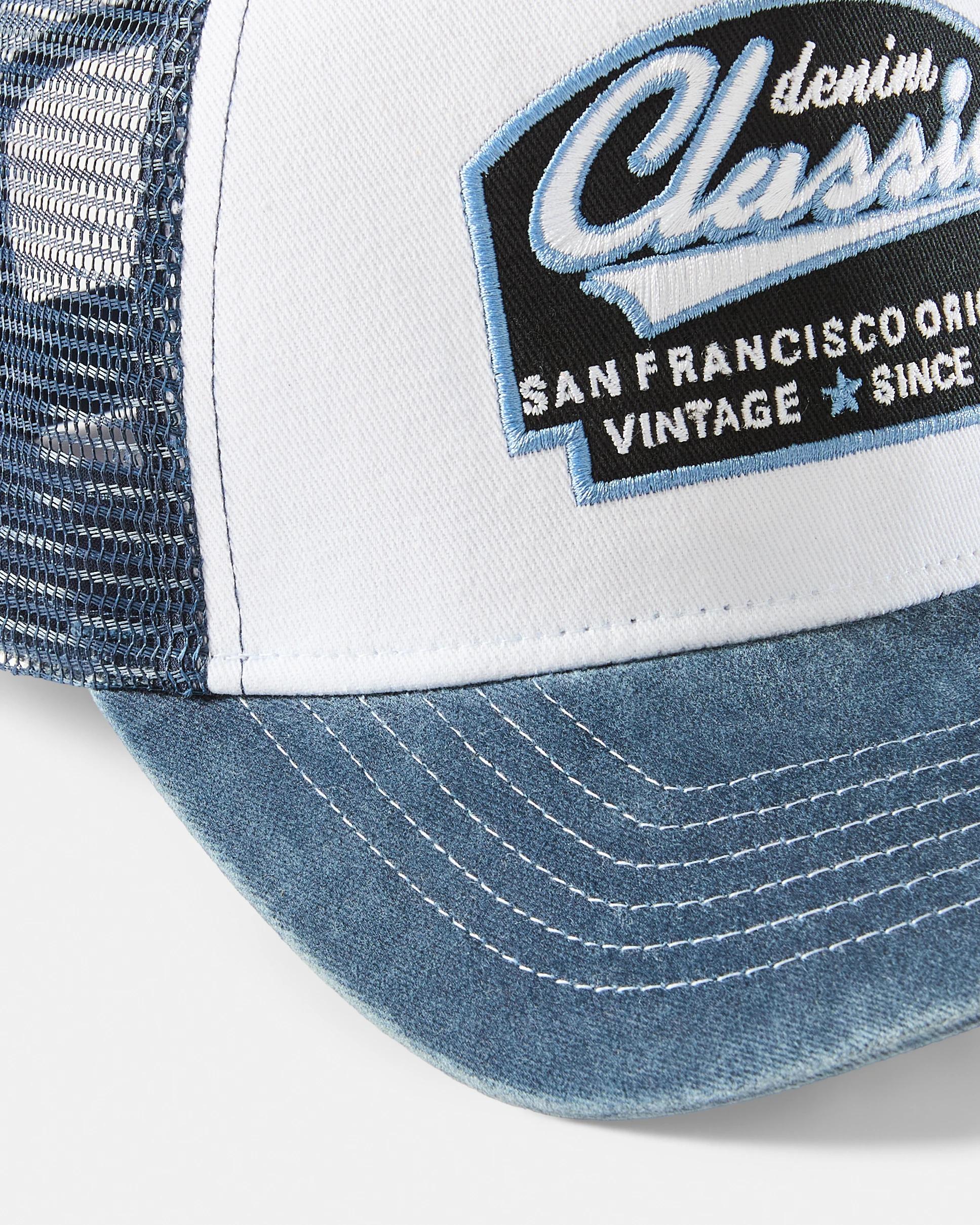 3 Trucker Cap Navy Denim, 3 of 3