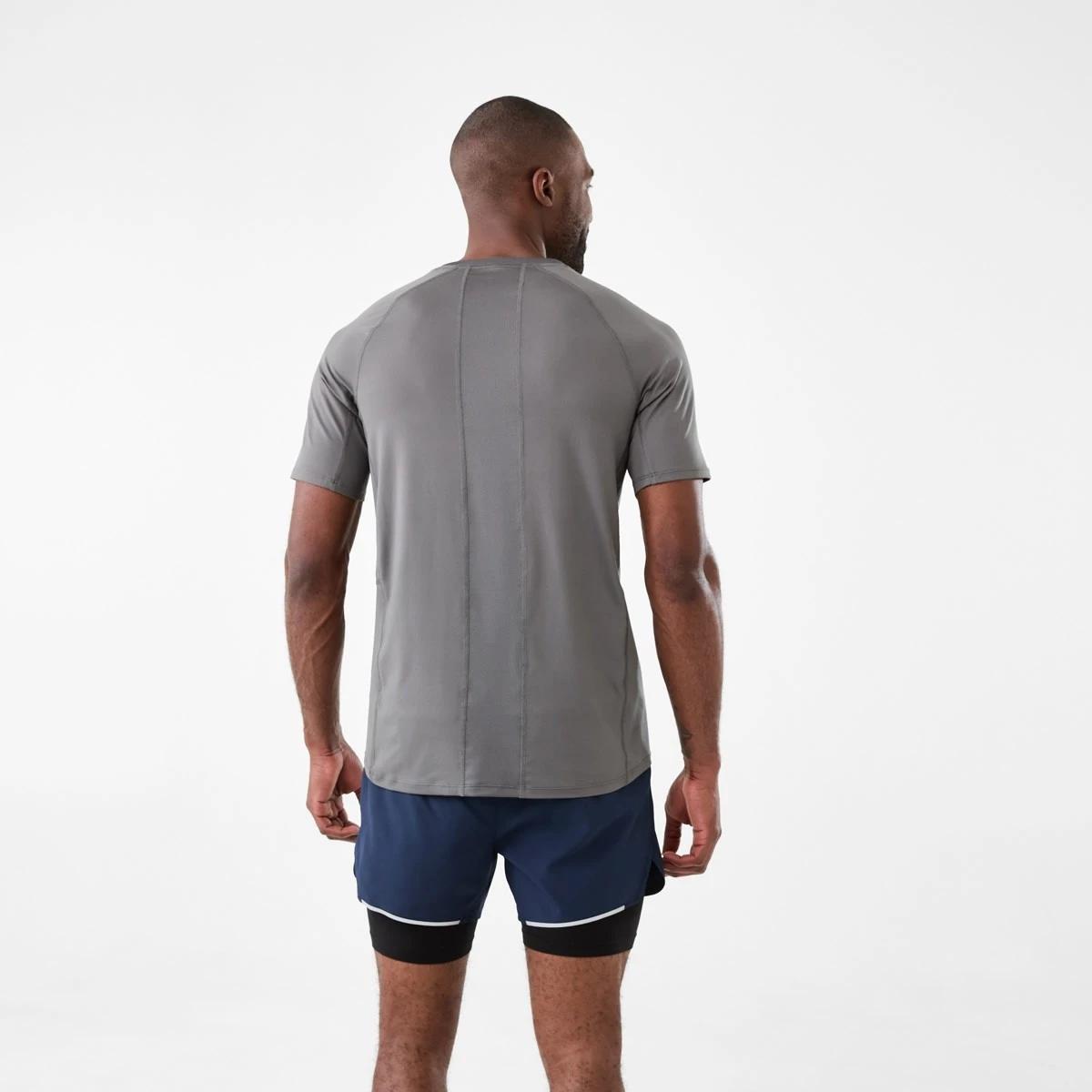 3 Active Mens Soft Touch T-shirt Gry Chelse, 3 of 7