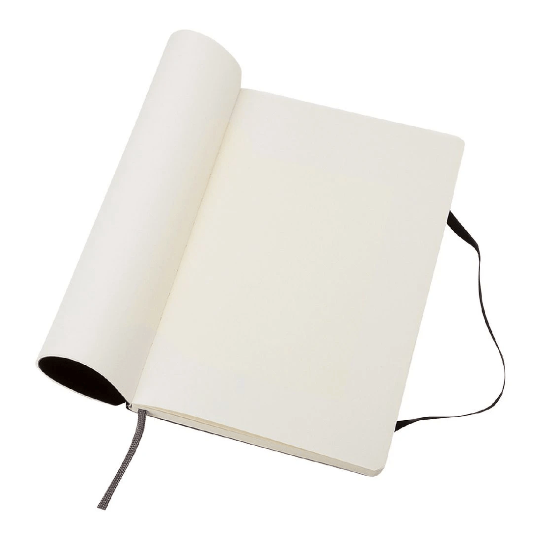 3 Moleskine Classic Soft Cover Plain Large Notebook Black, 3 of 3