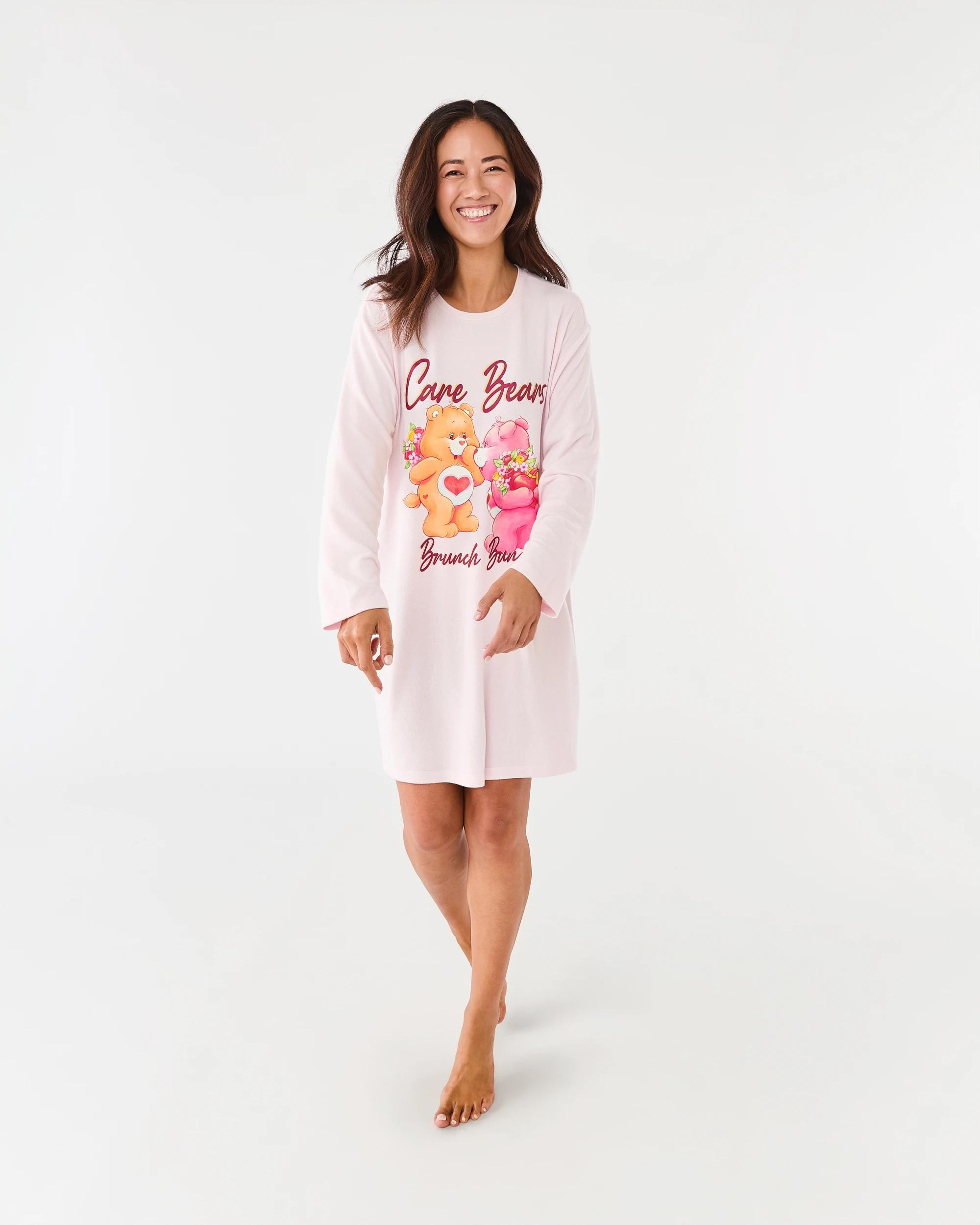 7 Care Bears License Long Sleeves Super Soft Nightie Cb Plp, 7 of 7