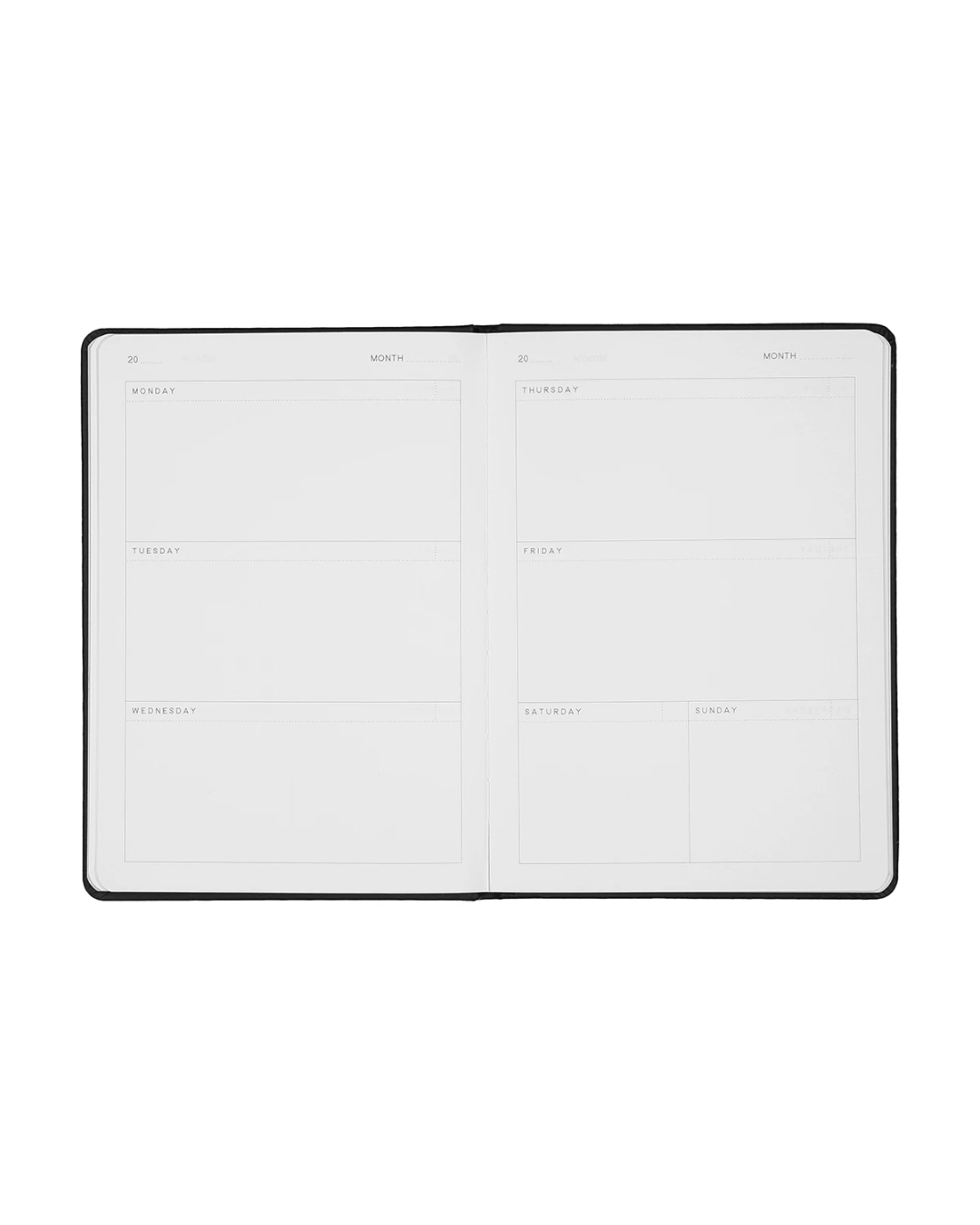 2 Undated Planner - Black, 2 of 6