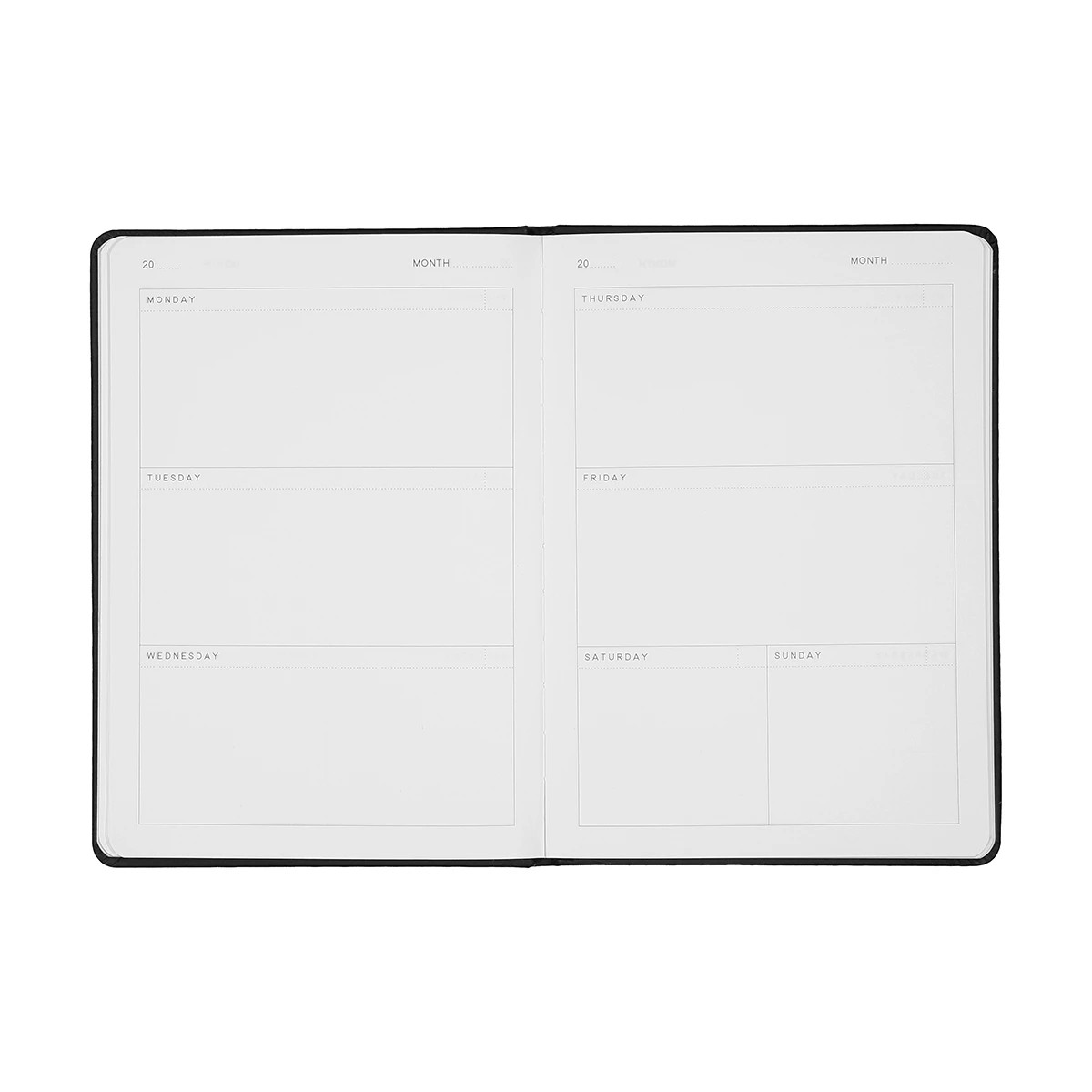 2 Undated Planner - Black, 2 of 6