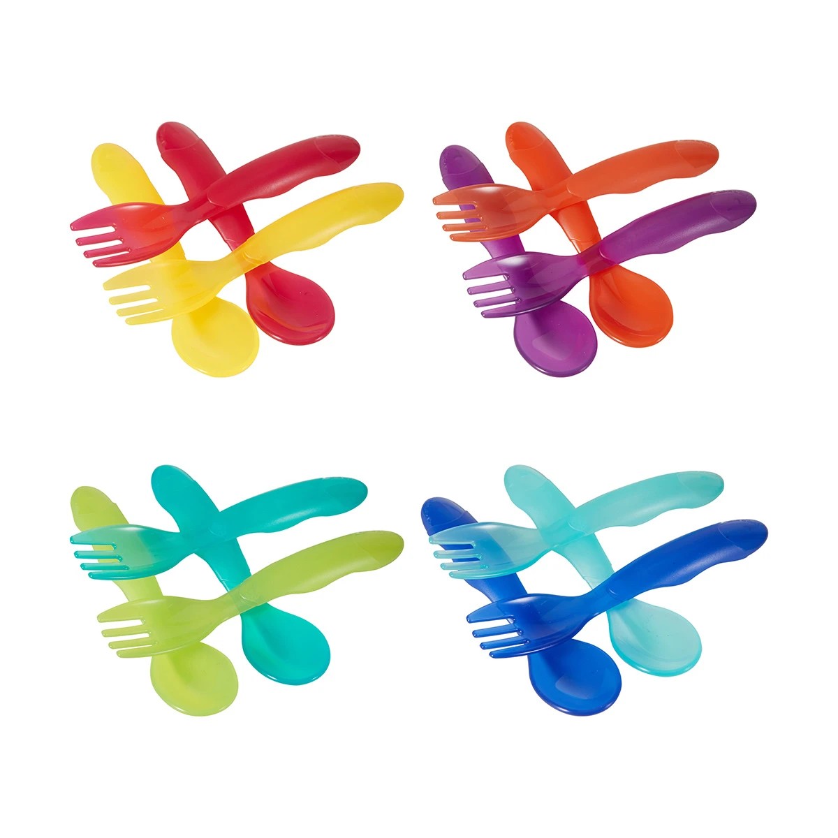 1 16 Piece Toddler Flatware Set - Assorted, 1 of 10