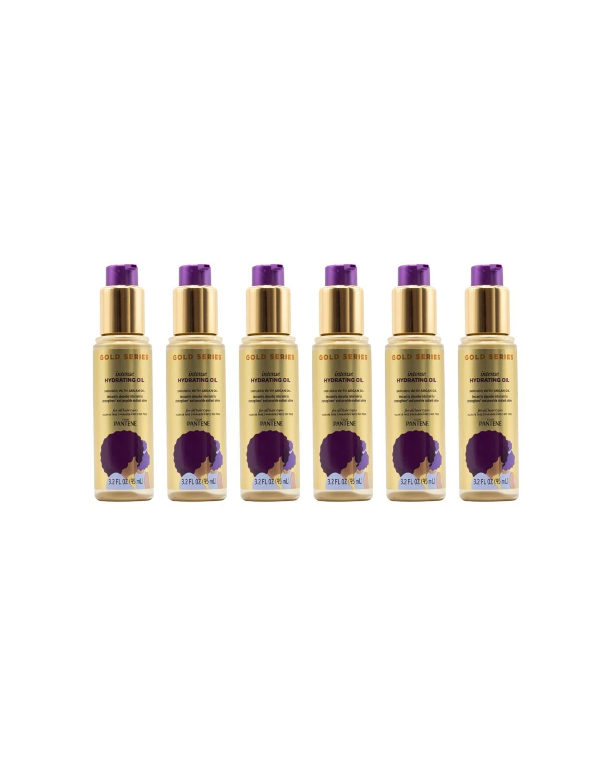 1 Pantene Series Intense Hydrating Oil For All Hair Types 95ml 6PK - Multi, 1 of 4