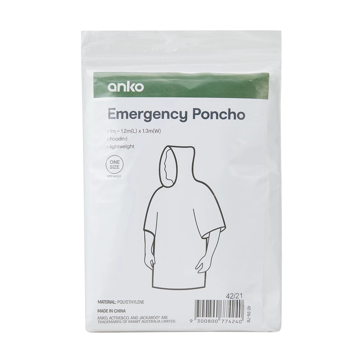 5 Emergency Poncho, 5 of 5