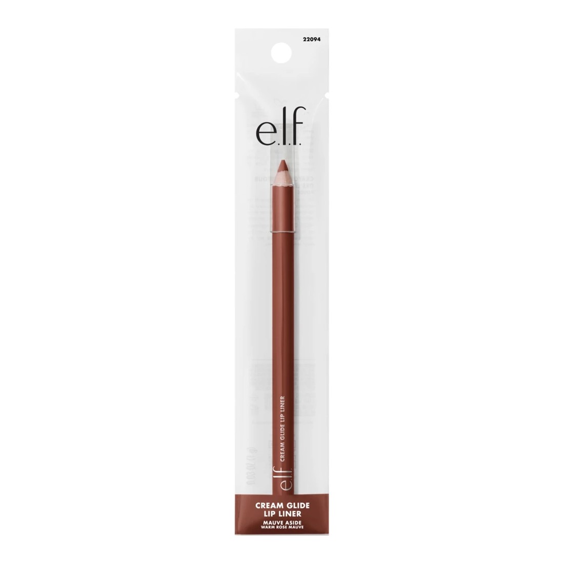 1 e.l.f. Cream Glide Lip Liner - Mauve Aside, 1 of 7
