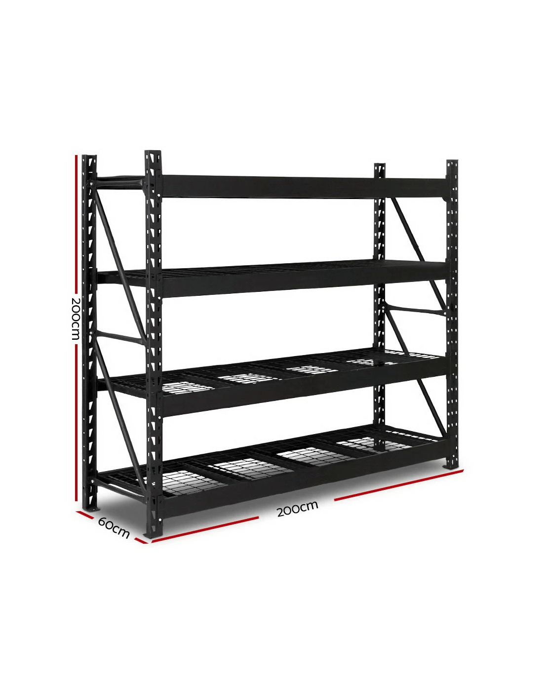 Giantz 2Mx2M Garage Shelving Warehouse Rack Pallet Racking Storage ...